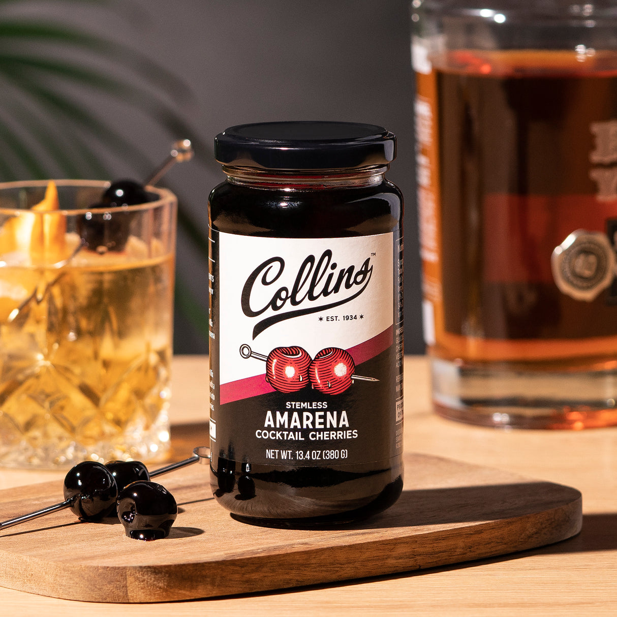 Stemless Amarena Cherries, 13.4 oz