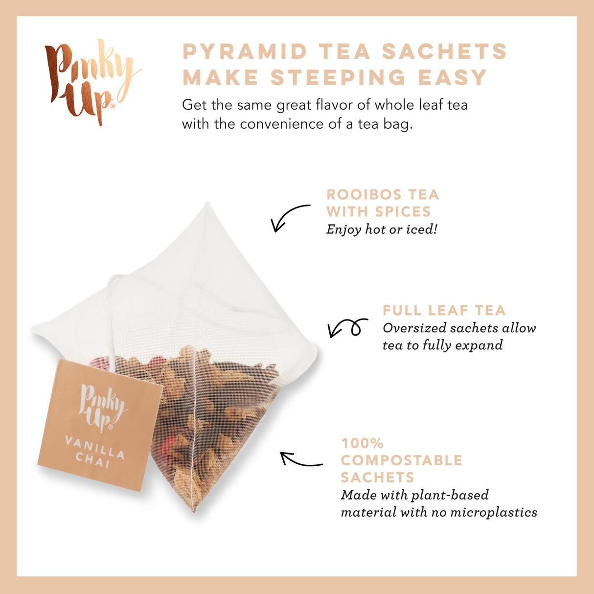 Vanilla Chai Rooibos Tea, 15 Sachets