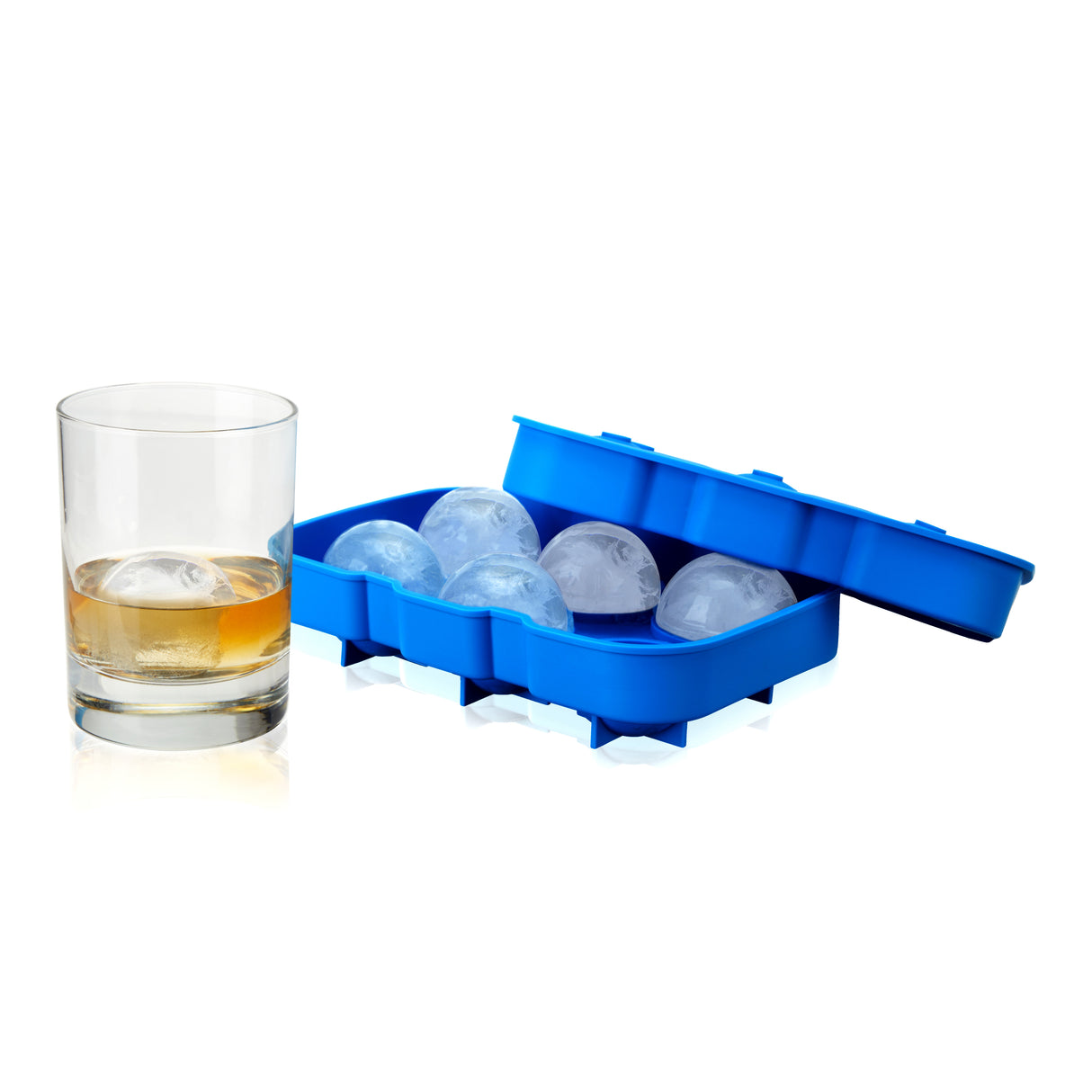 Sphere 2" Silicone Ice Sphere Mold in Blue
