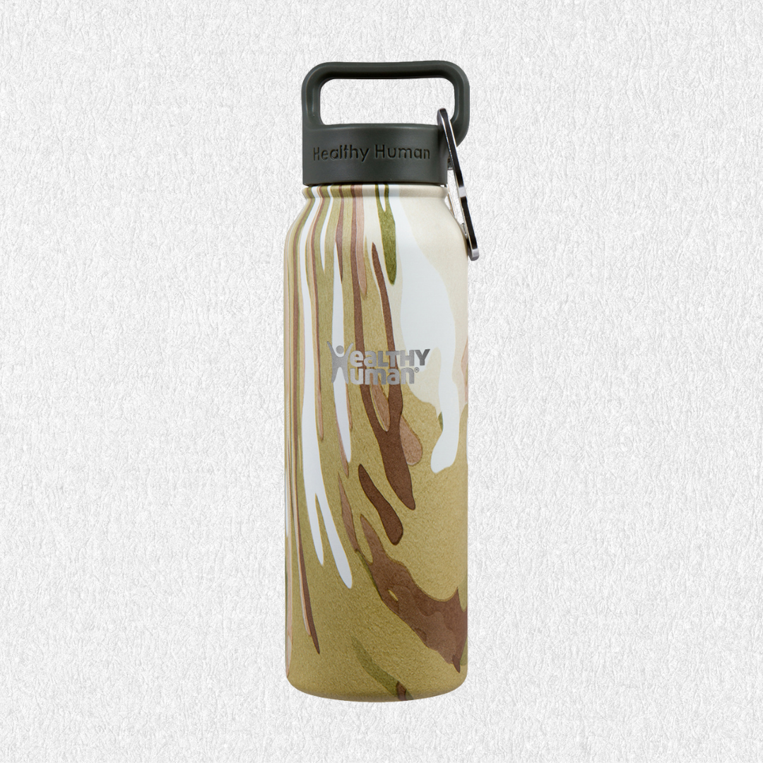 The Stein Water Bottle in Camo, 21 oz