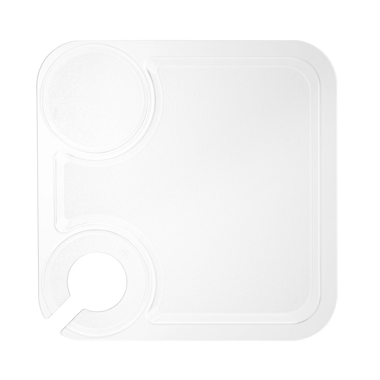 Acrylic Appetizer Plate & Wine Glass Holder, Bulk