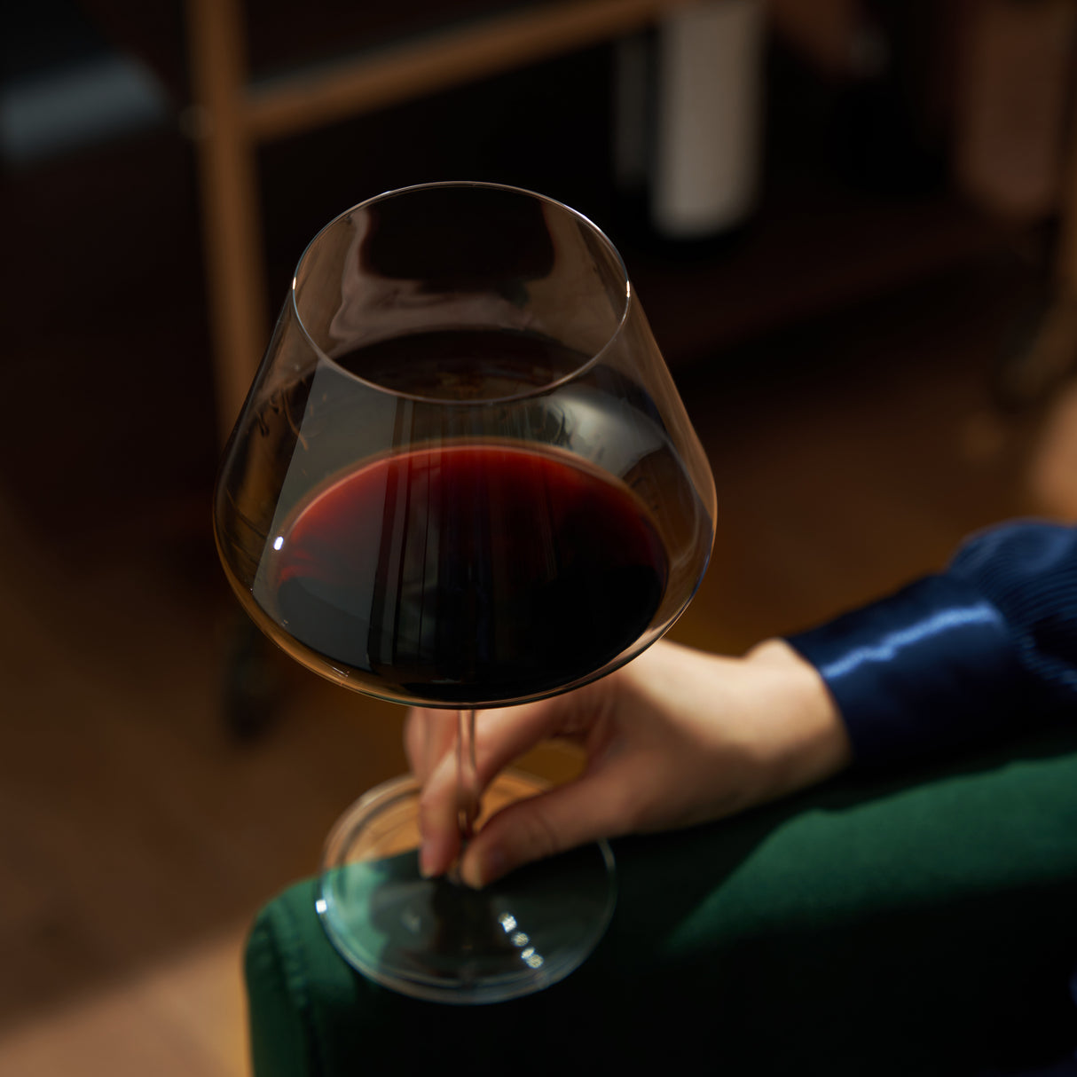 Reserve Liminal Burgundy Wine Glasses, Set of 4