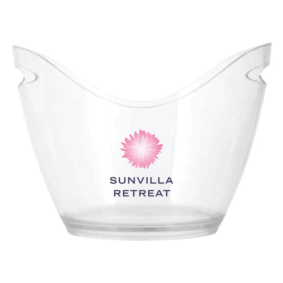 Chill Large Acrylic Ice Bucket in Clear