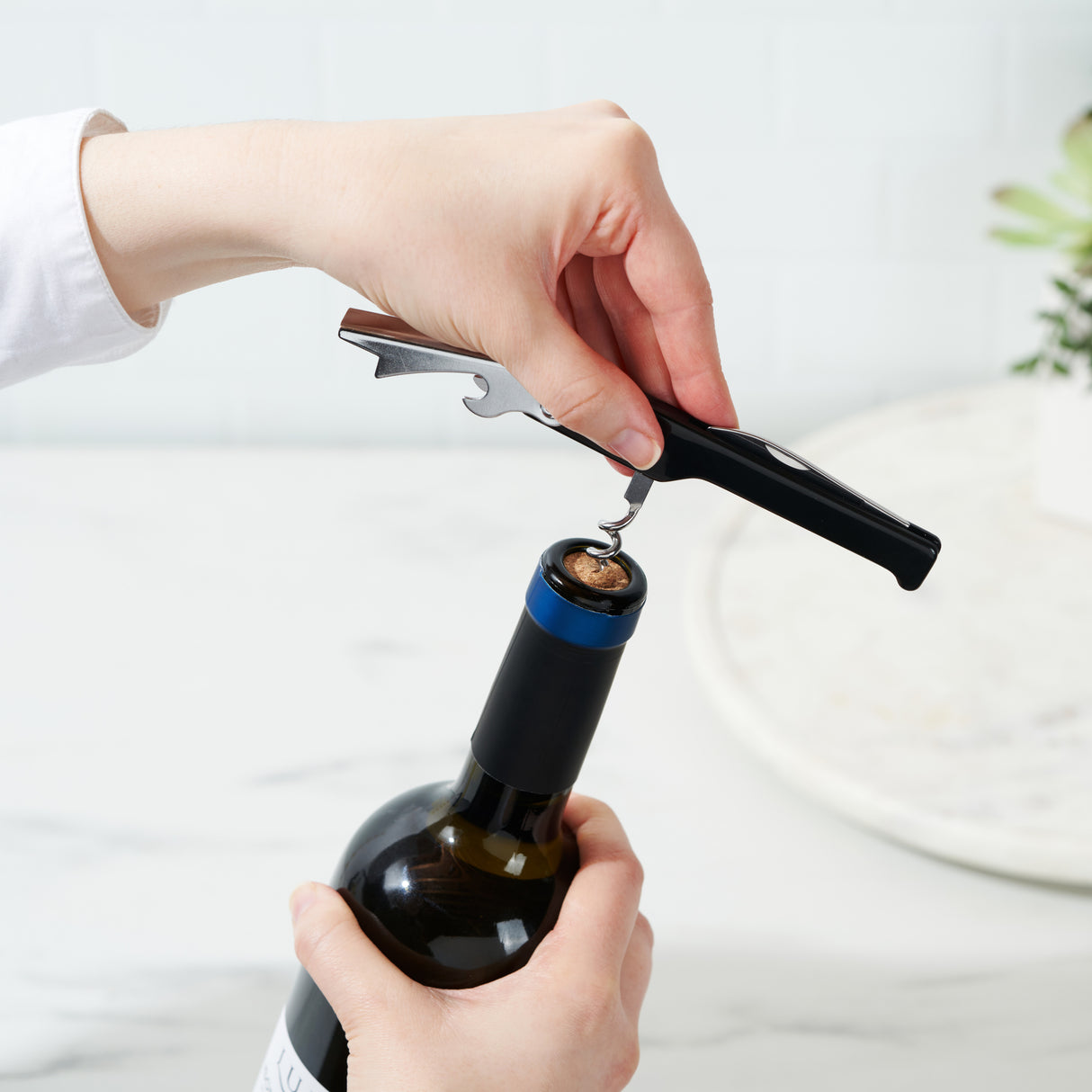 Latchkey Waiter’s Corkscrew in Black, Bulk