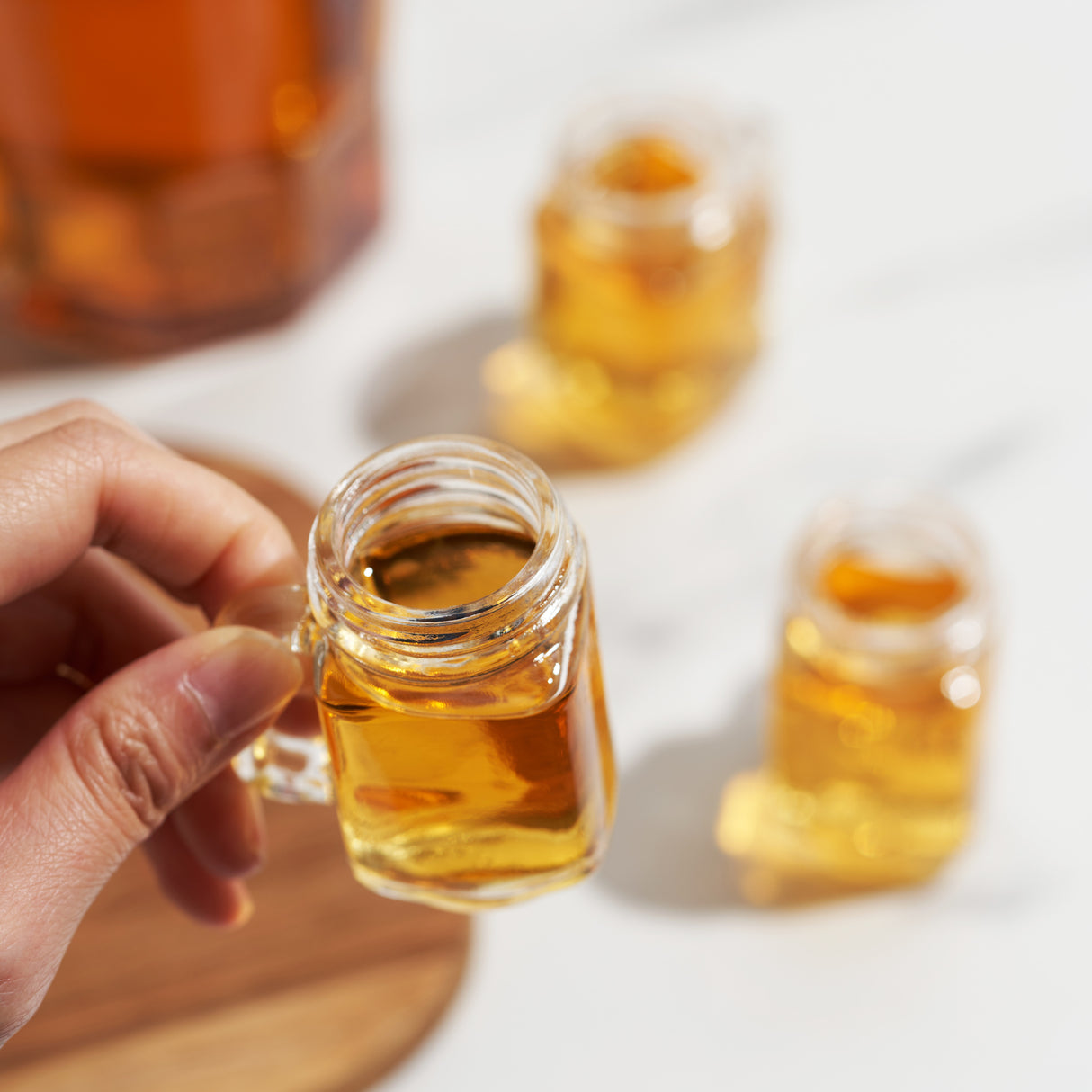 Mason Jar 1 oz Shot Glasses, Set of 6