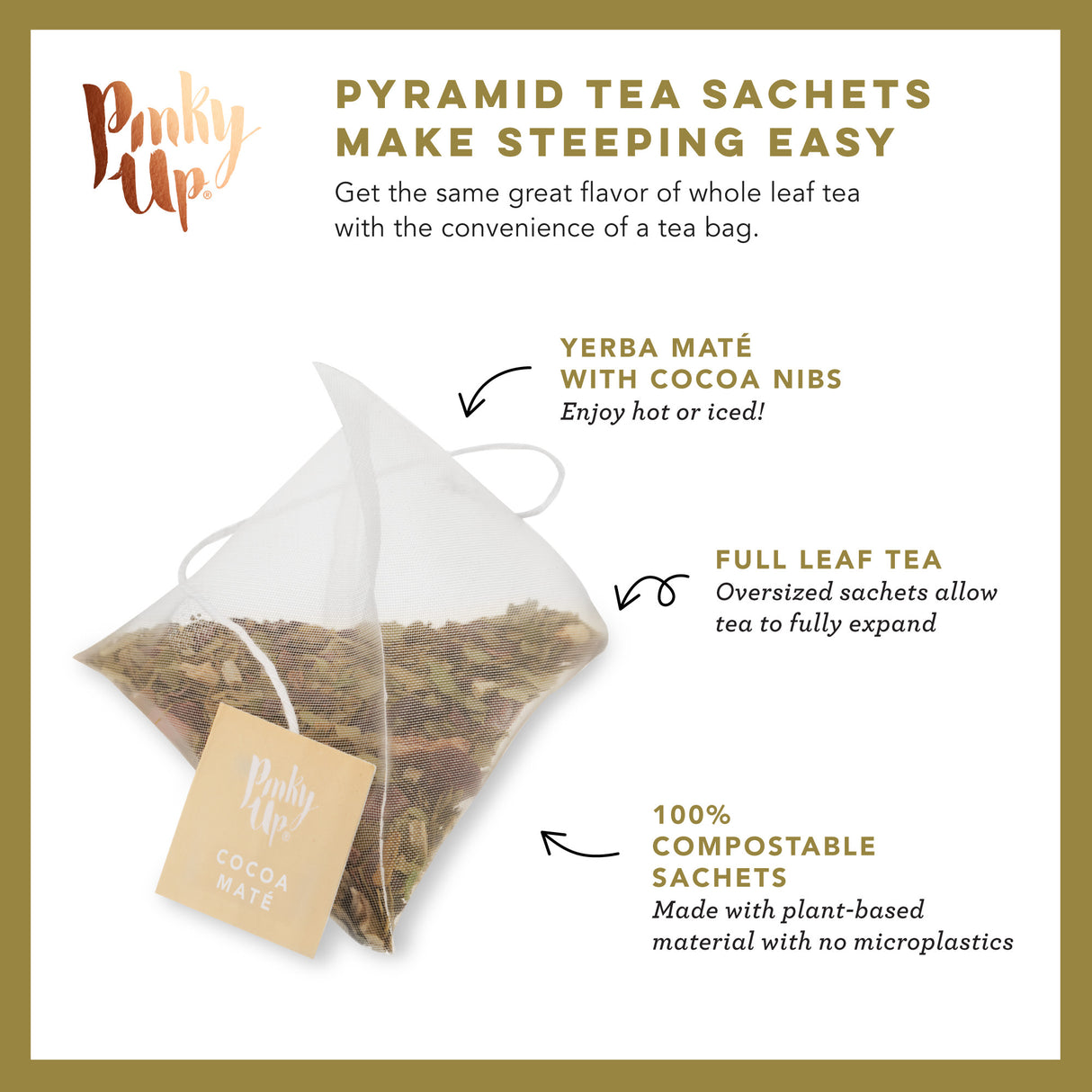 Cocoa Mate Yerba Maté, 15 Sachets