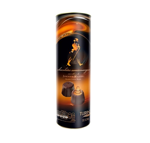 Johnnie Walker Whiskey Chocolate Tube, 7 oz
