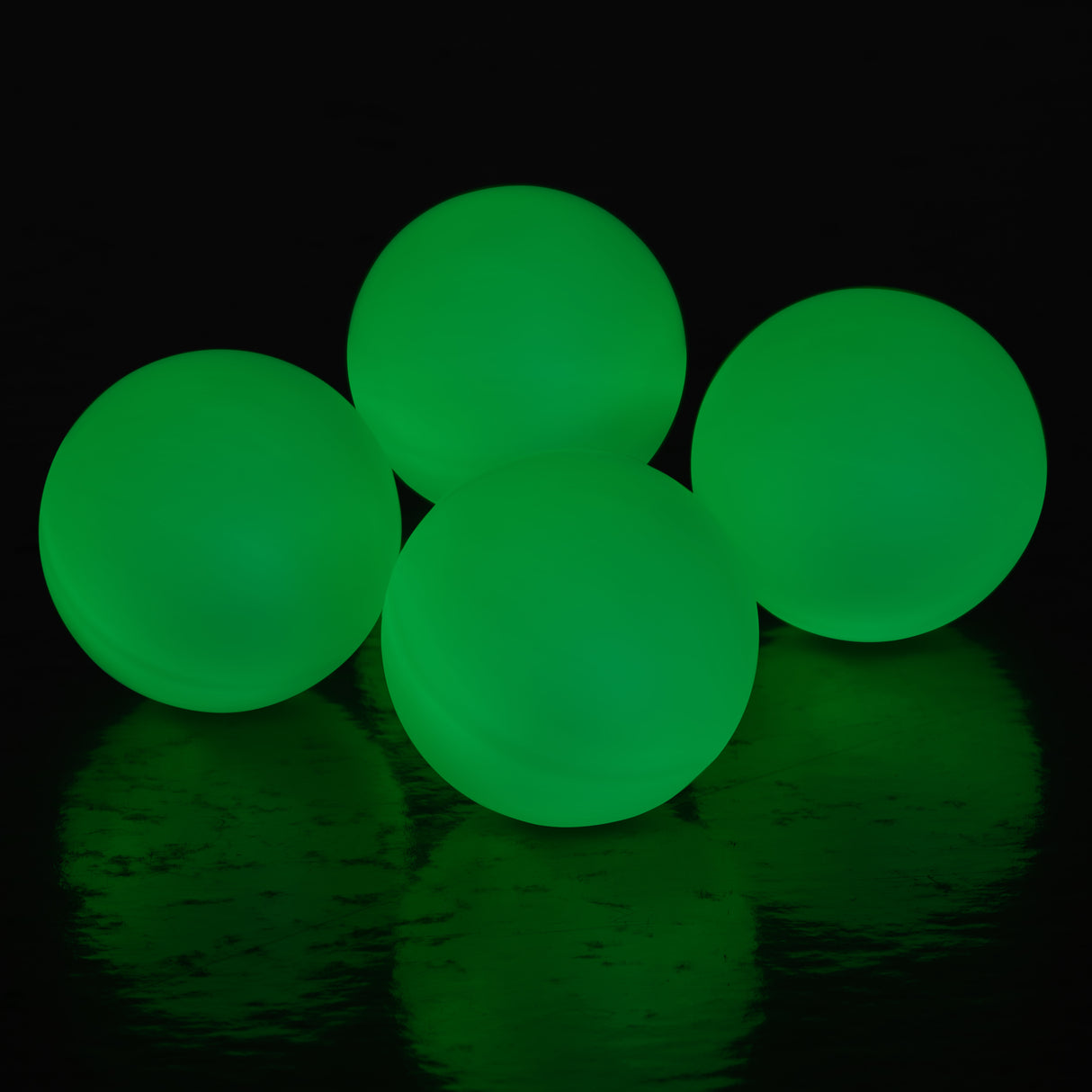 Glow in the Dark Pong Balls, Set of 6