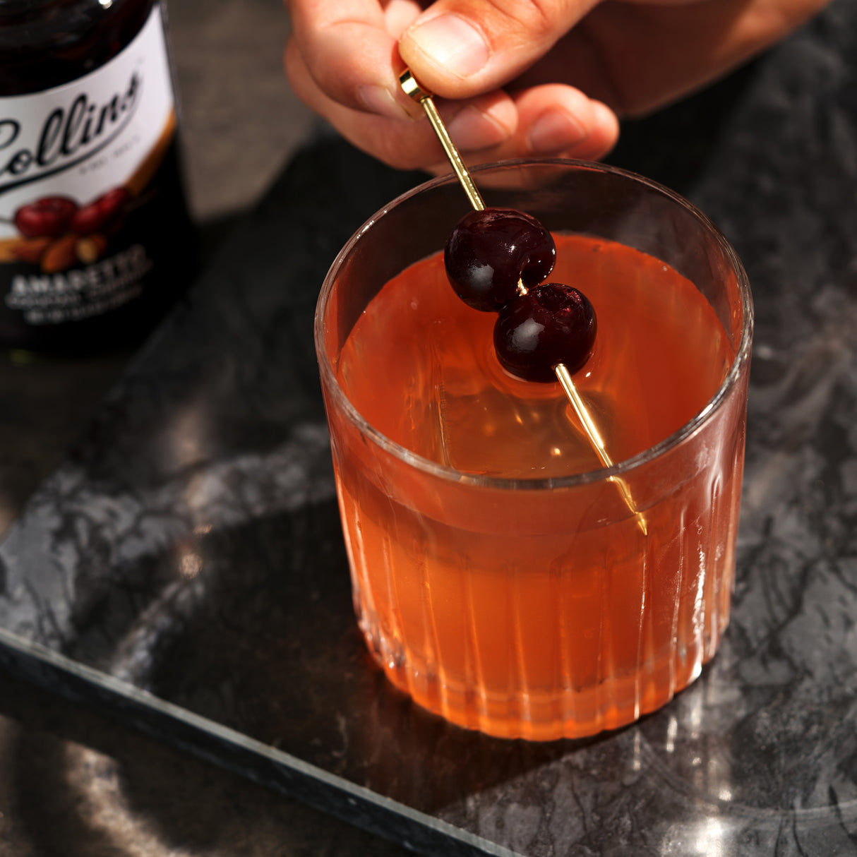 Stemless Amaretto Cherries, 13.4 oz