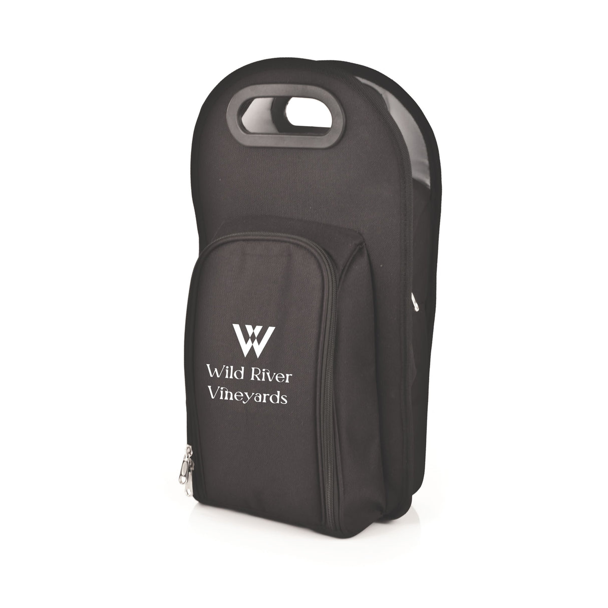 Metro Insulated 2-Bottle Tote Set in Black