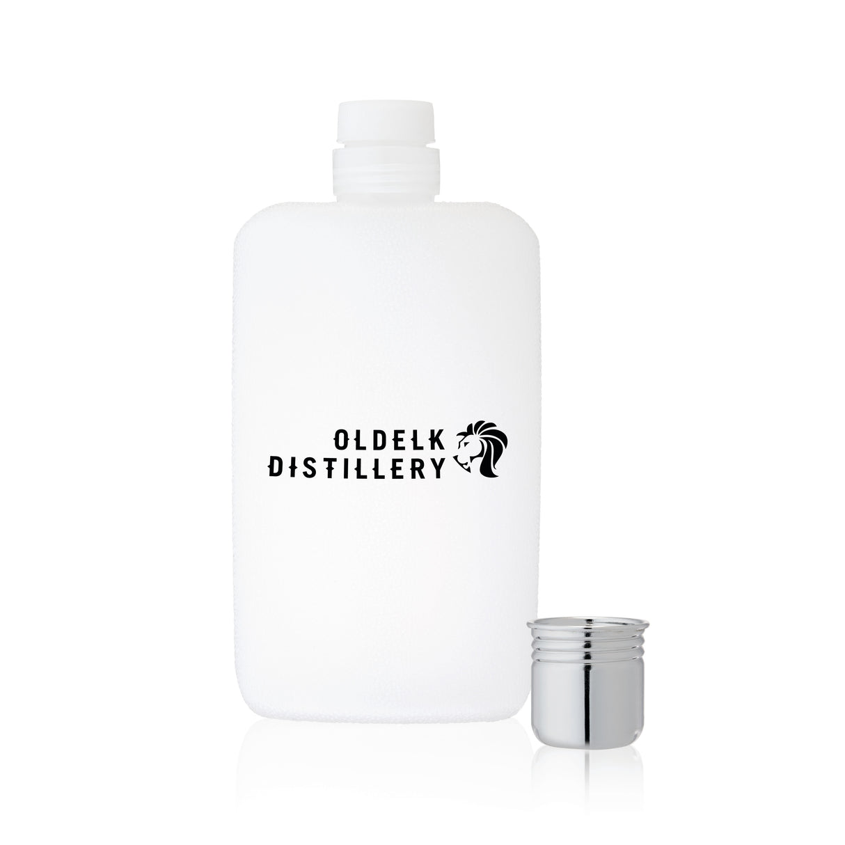 Rogue 10 oz Plastic Flask in White