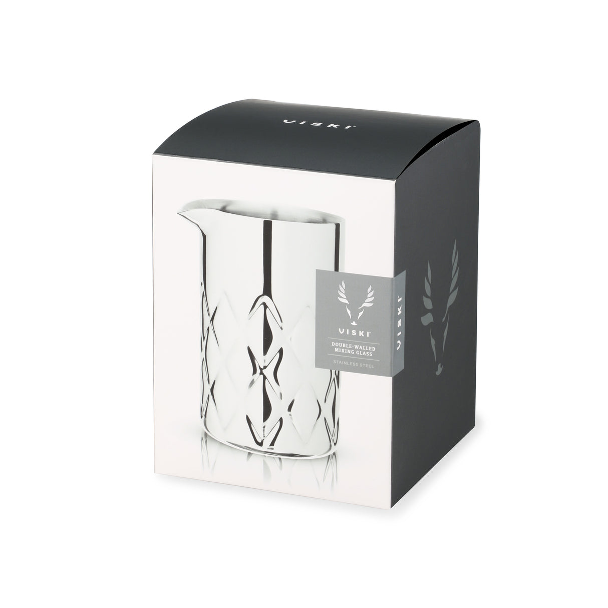 Harrison Double Walled Mixing Glass in Stainless Steel