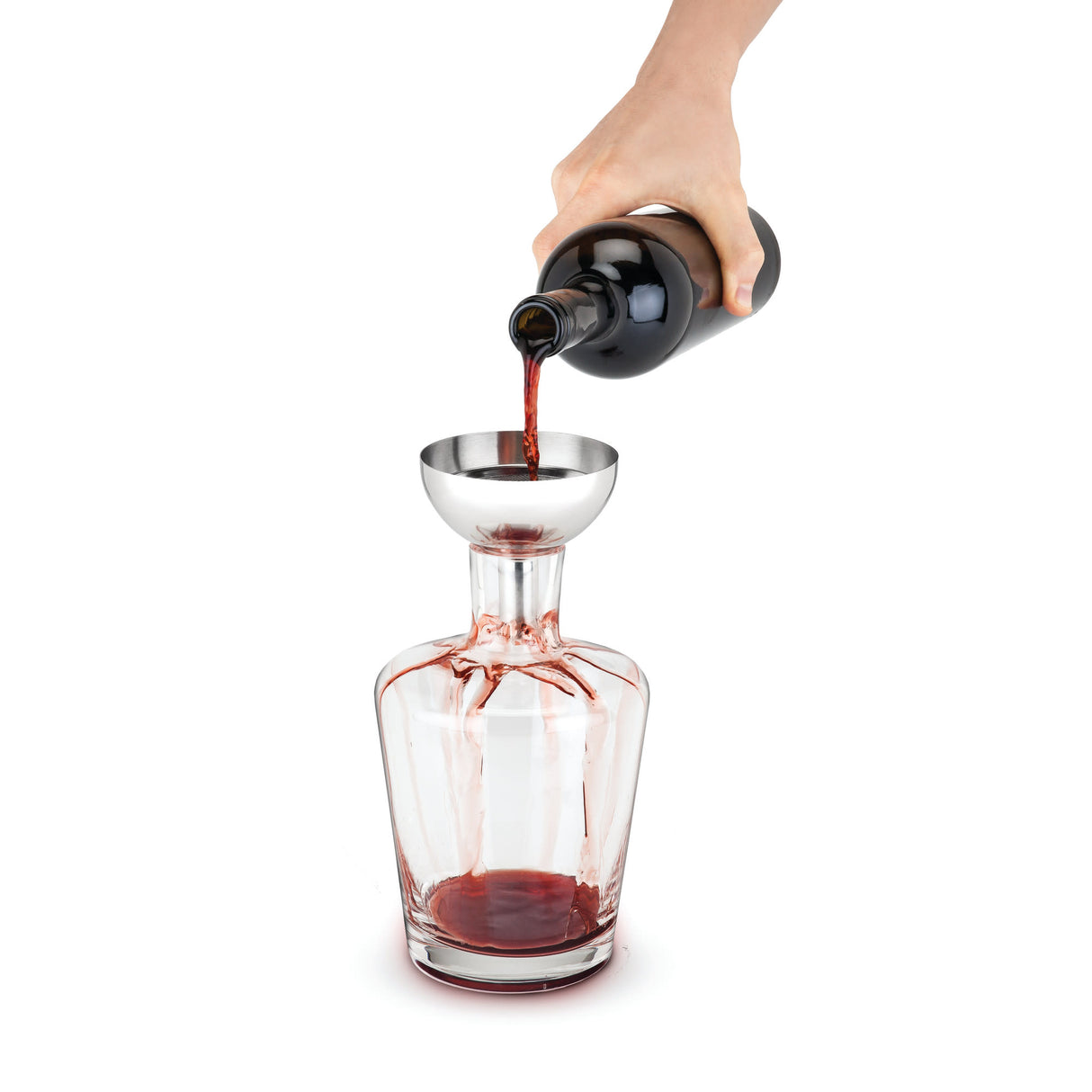 Fountain Stainless Steel Aerating Decanter Funnel