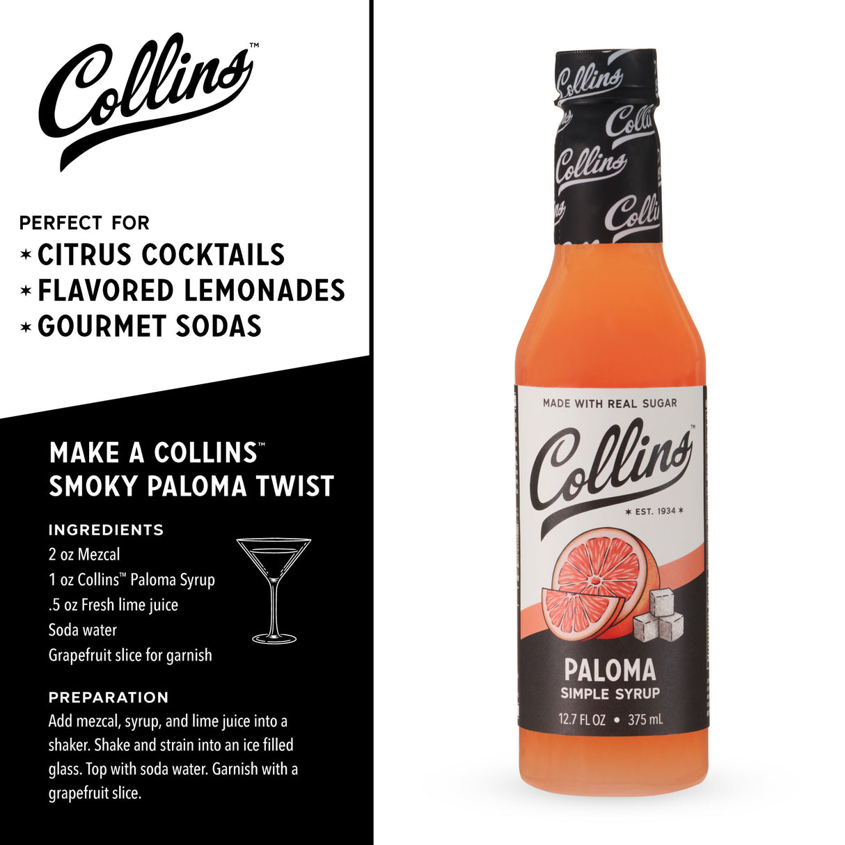 Paloma Simple Syrup, 12.7 oz