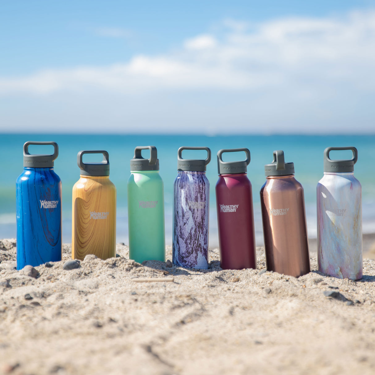 The Stein Water Bottle in Peppermint, 21 oz