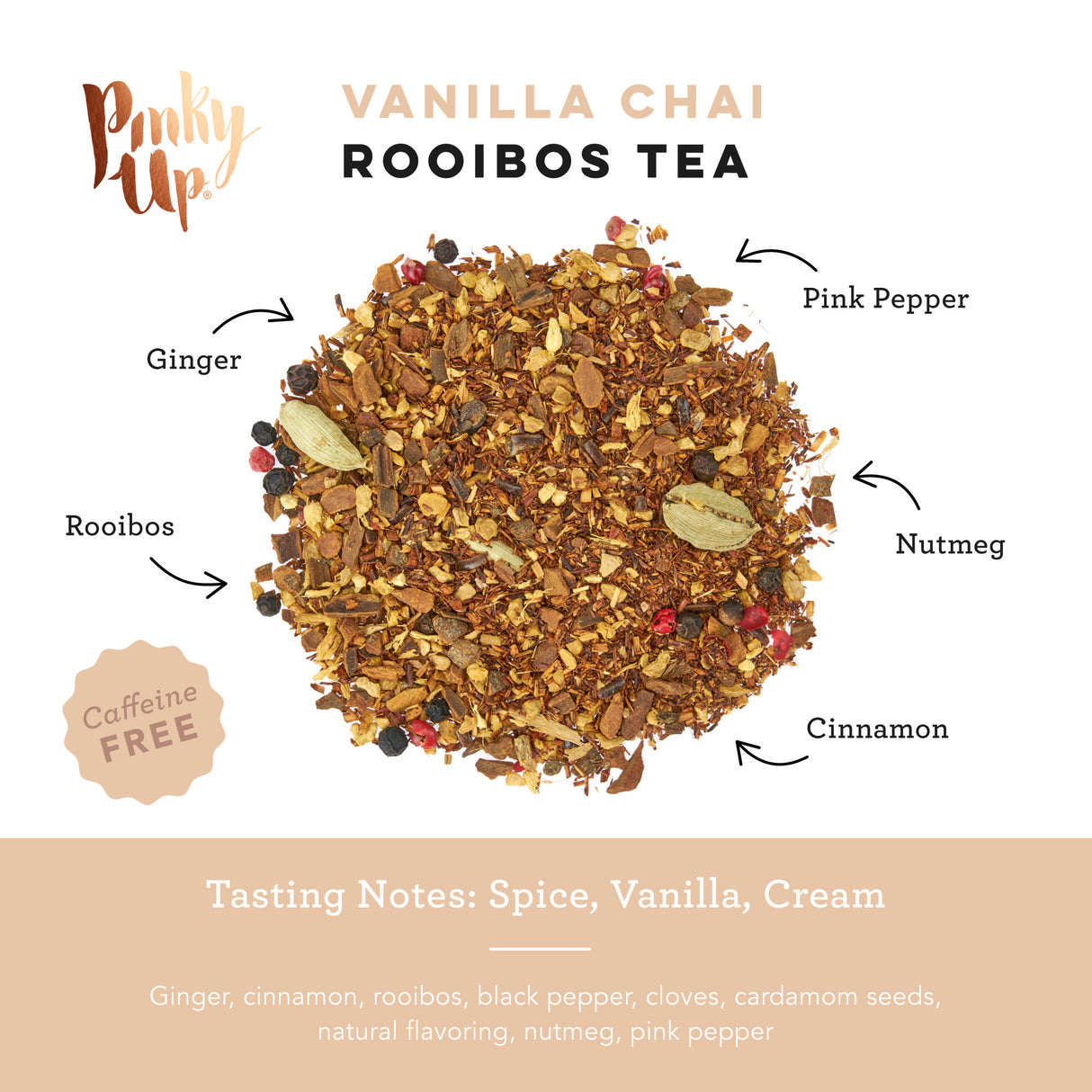Vanilla Chai Rooibos Tea, 15 Sachets