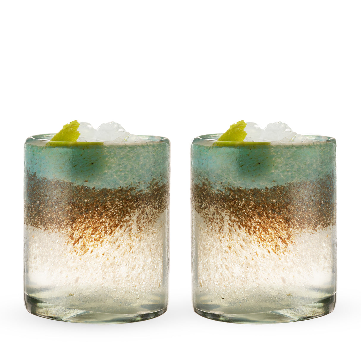 Segunda Vida Playa Bonita Recycled Tumblers, Set of 2
