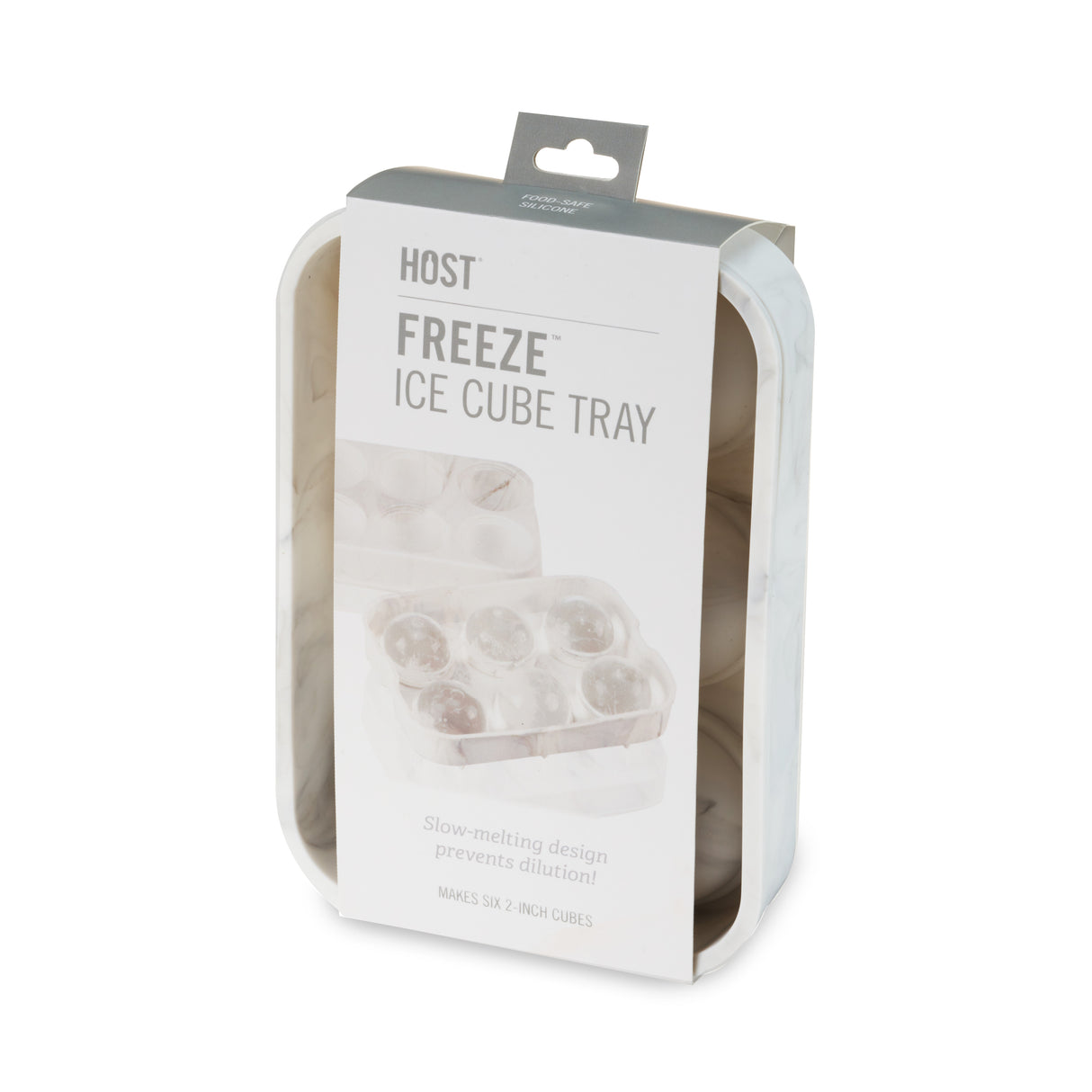 Silicone 2" Ice Sphere Mold in Marble