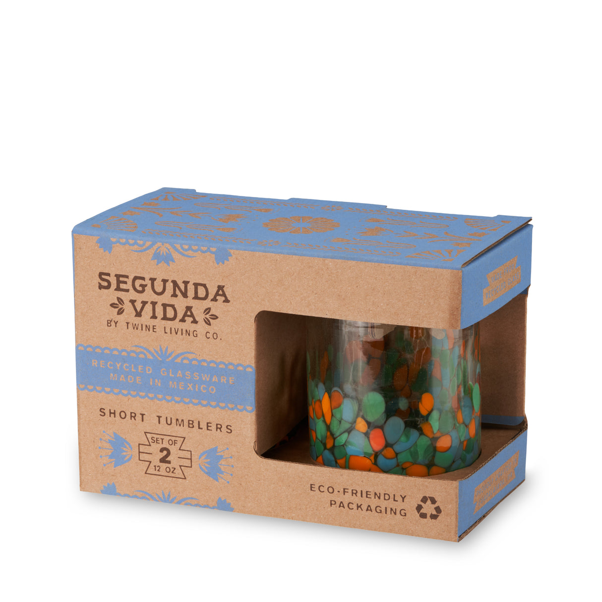 Segunda Vida Viajar Short Tumblers, Set of 2