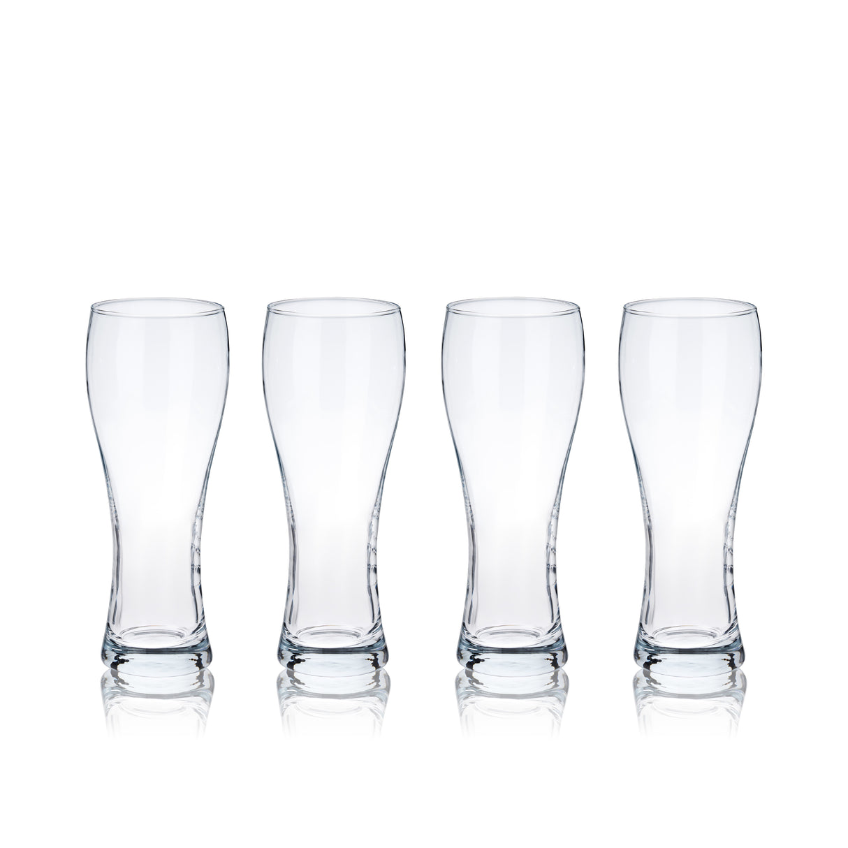 Wheat Beer Glasses, Set of 4