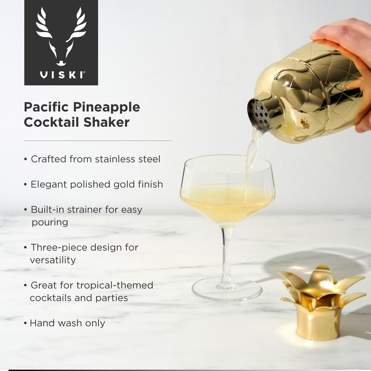 Pacific Pineapple Cocktail Shaker
