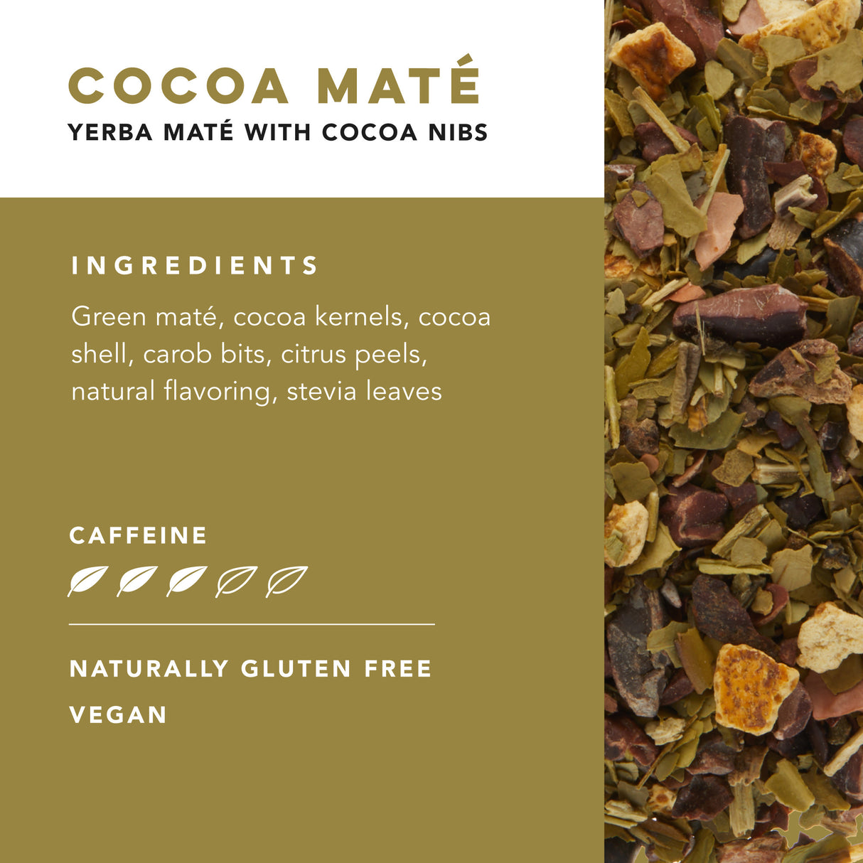 Cocoa Mate Yerba Maté, 15 Sachets