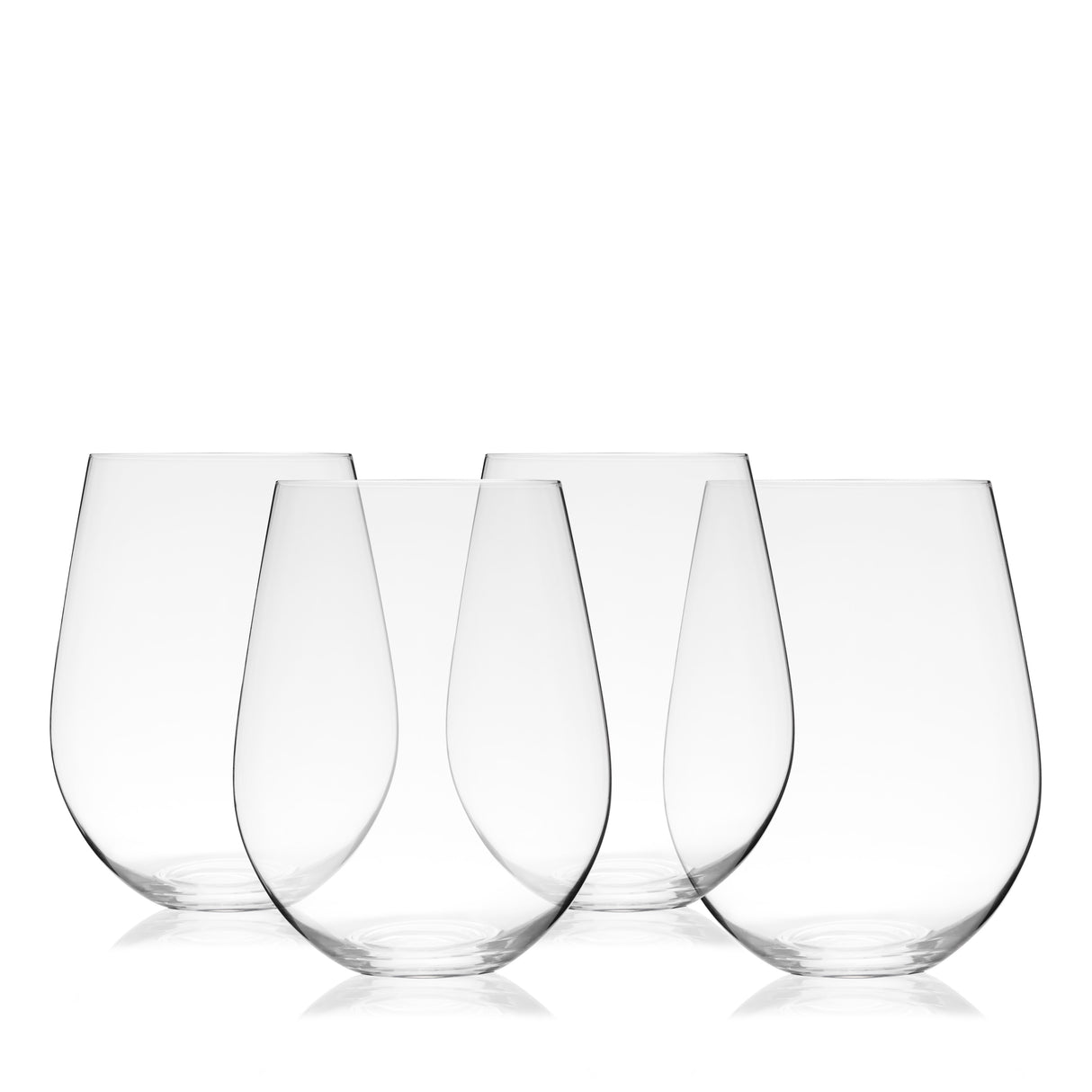Vino 21 oz Stemless Wine Glasses, Set of 4
