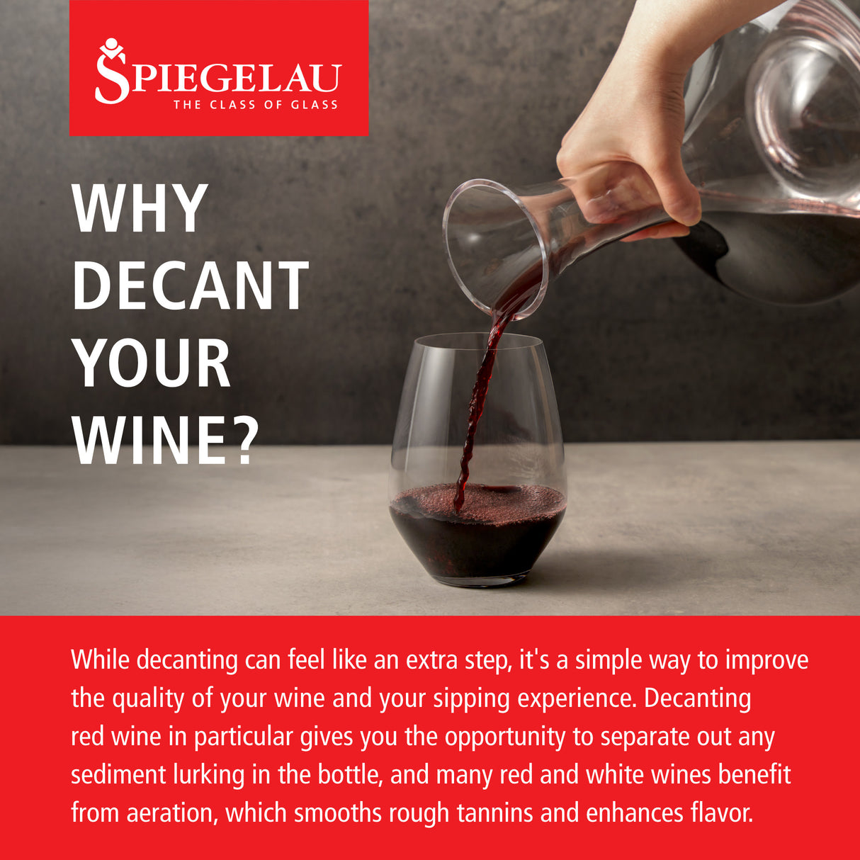 Authentis 1L Wine Decanter