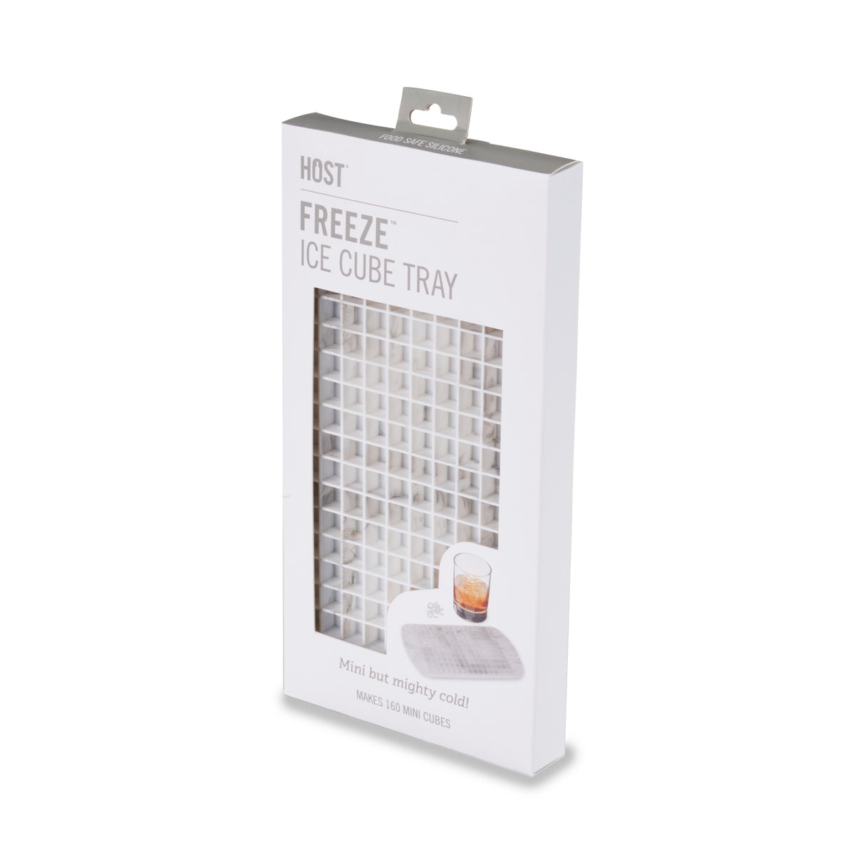 Mini Ice Cube Tray in Gray Marble