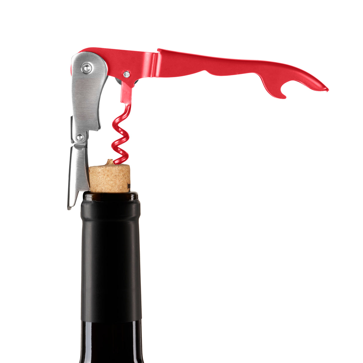 Double Hinged Corkscrew in Raspberry