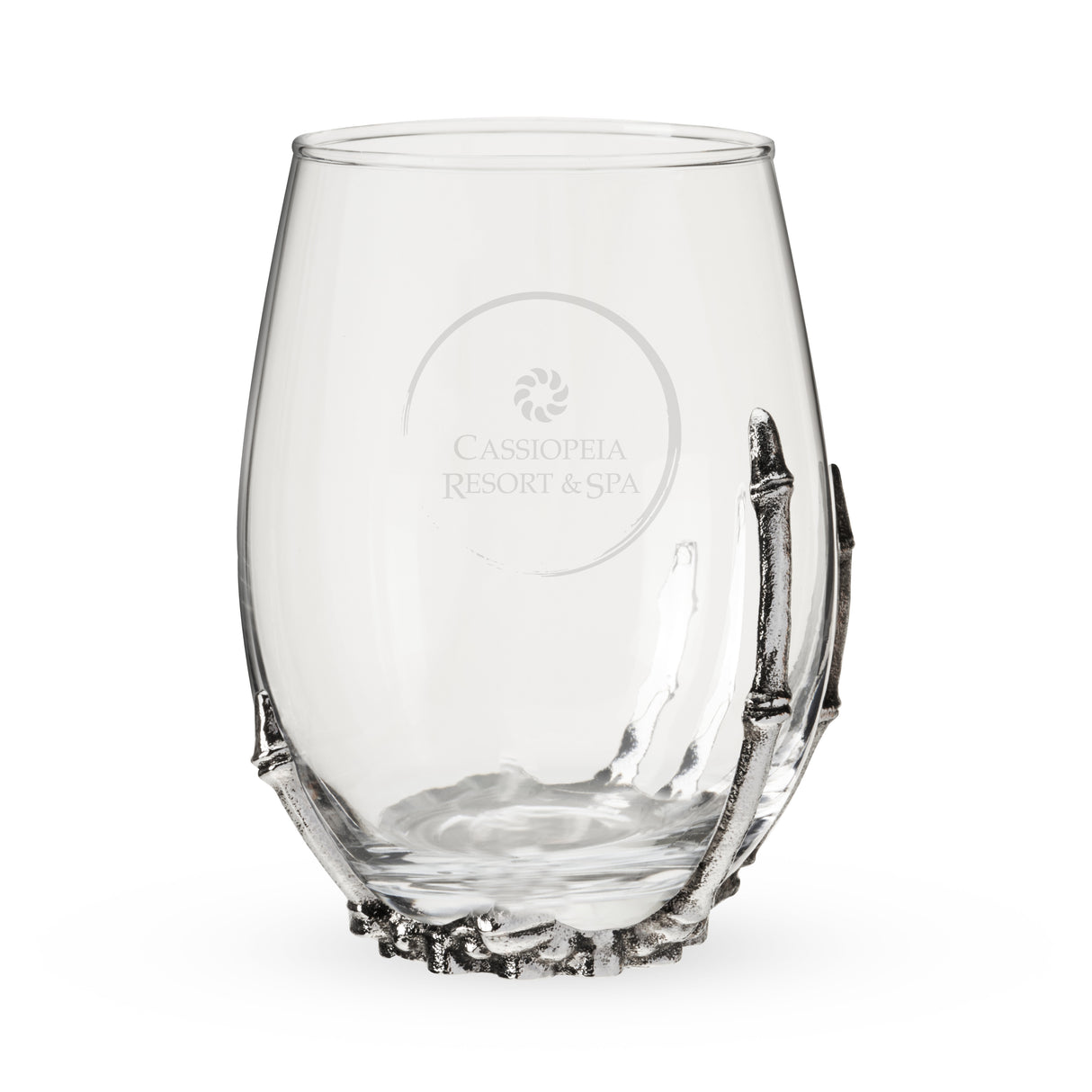 Skeleton Stemless Wine Glass