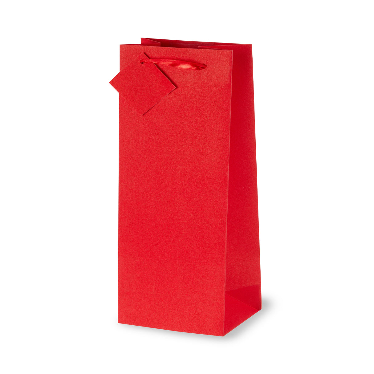 No-Mess Glitter Two Bottle Wine Bag in Red