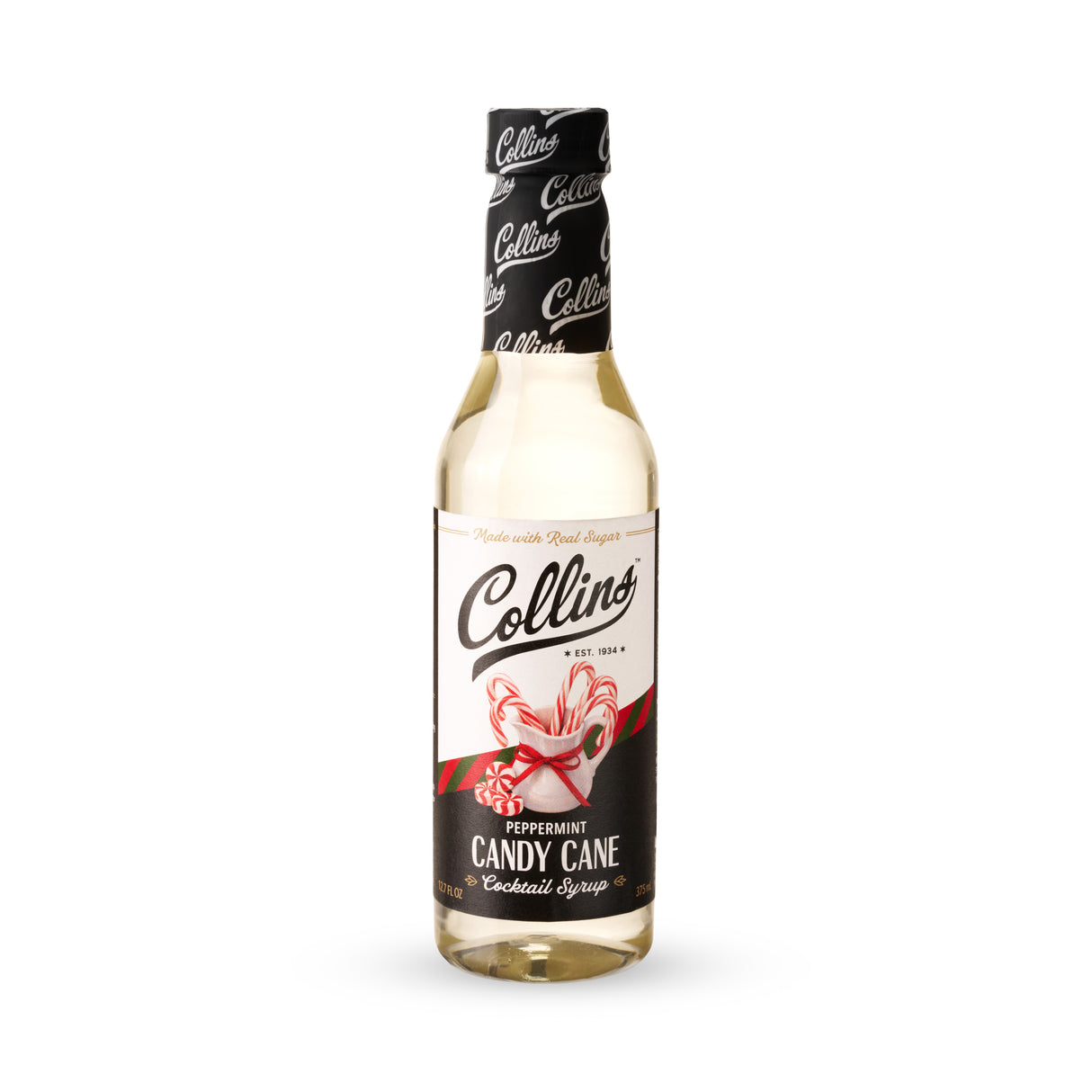 Peppermint Candy Cane Cocktail Syrup, 12.7 oz