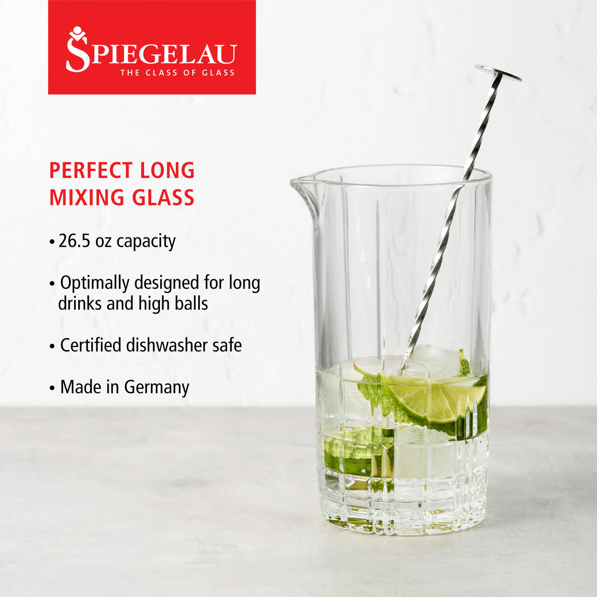 Perfect Long Mixing Glass