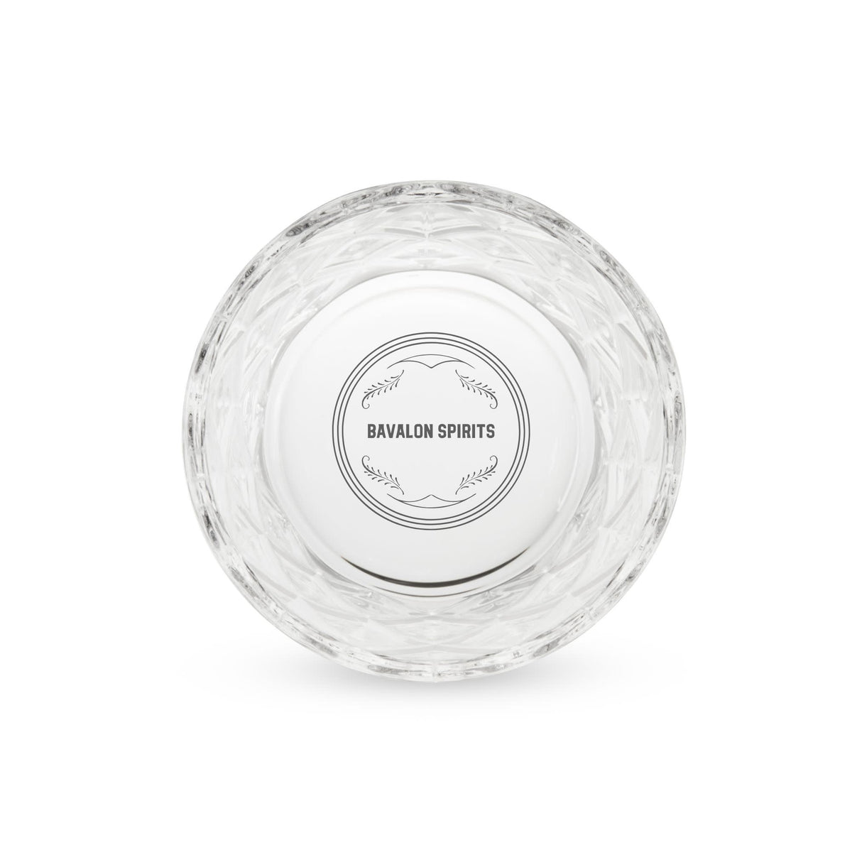 Scotch 11 oz Diamond Cut Tumbler Glasses, Set of 4