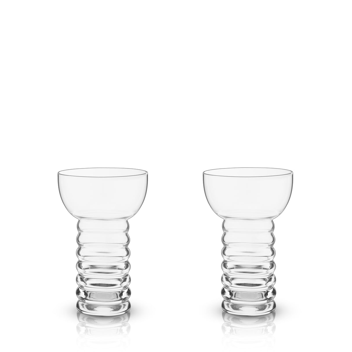Pacific Crystal Pearl Diver Glasses, Set of 2