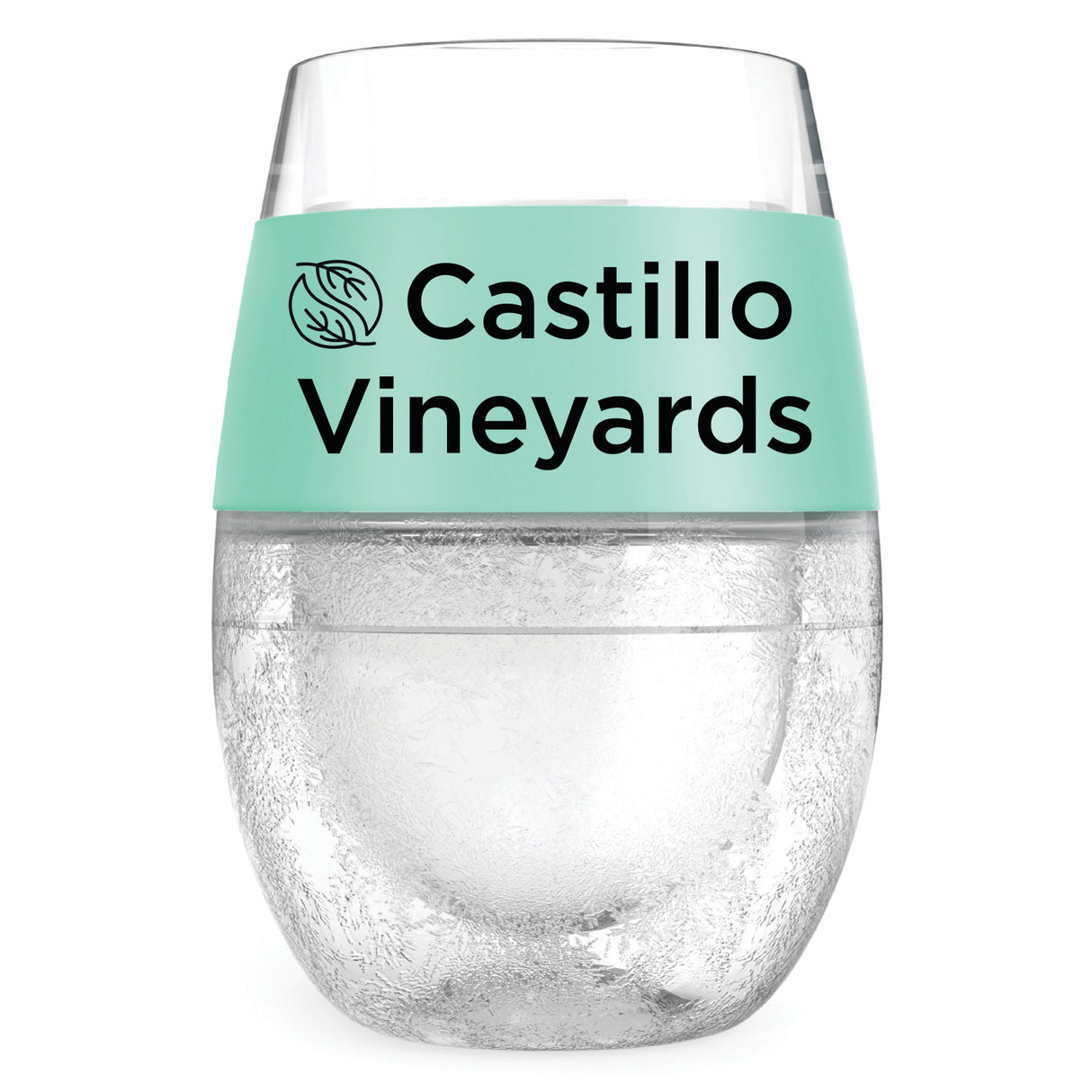 Wine FREEZE Cooling Cup in Mint, Set of 2