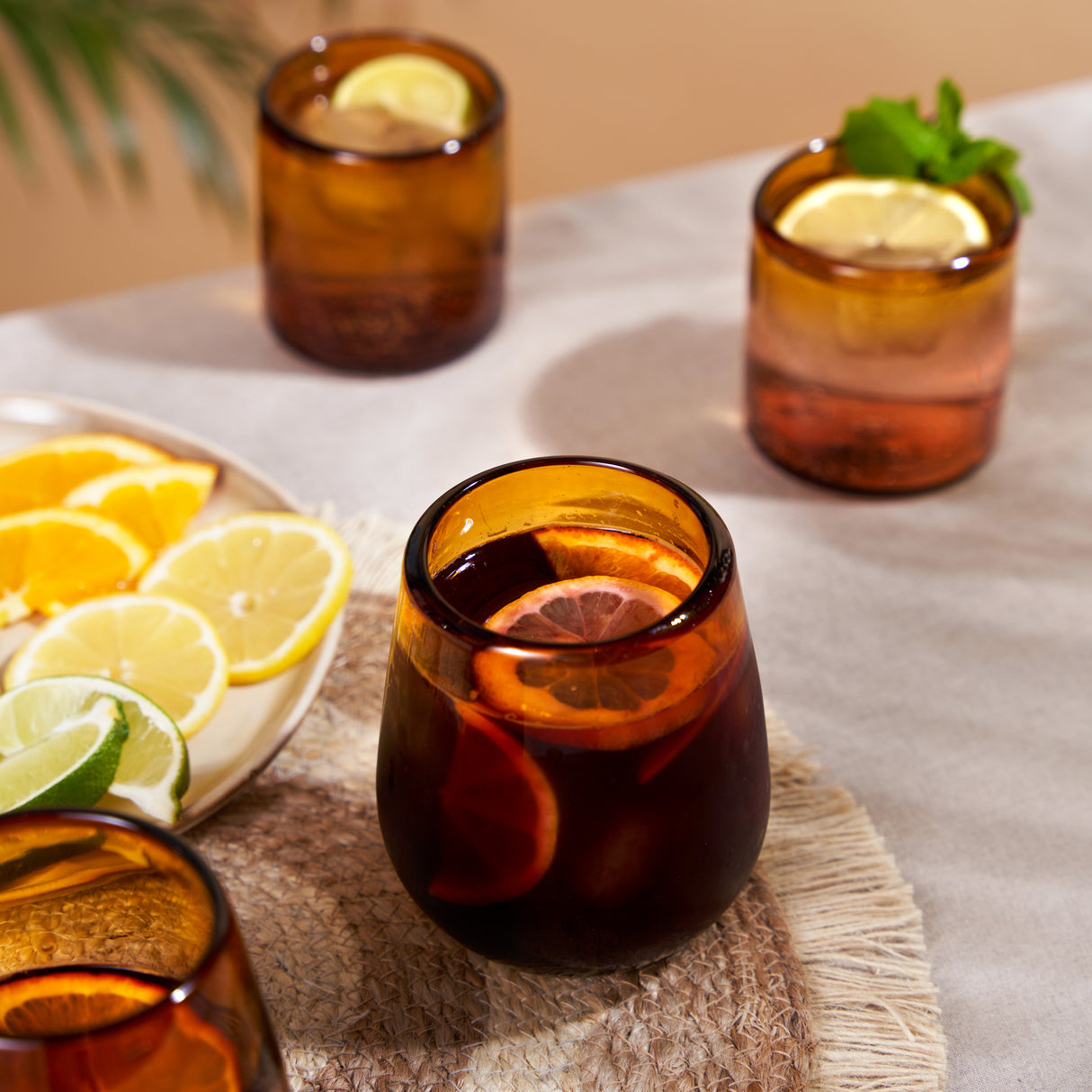 Segunda Vida El Ocaso Recycled Tumblers, Set of 2