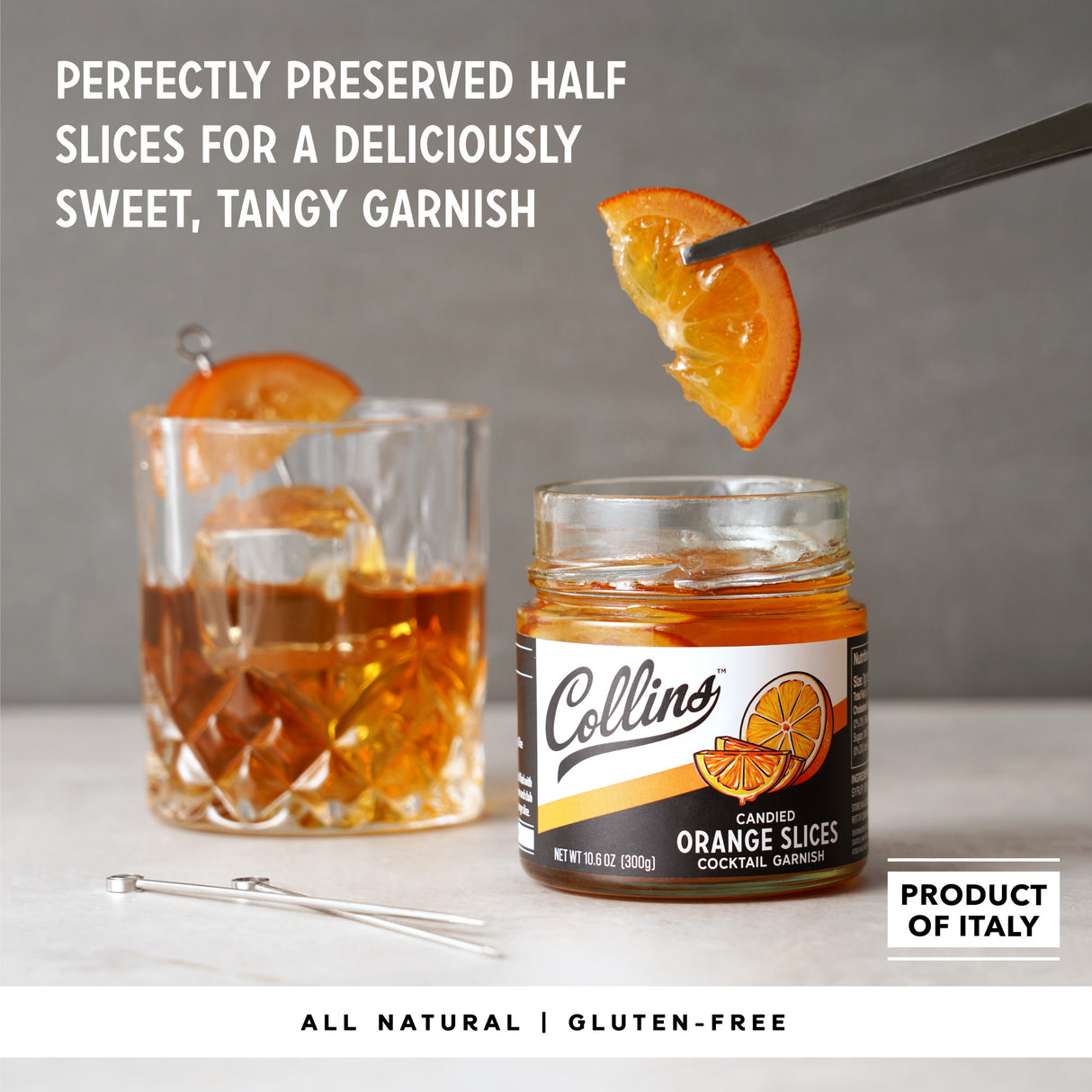 Candied Orange Slices in Syrup, 10.6 oz