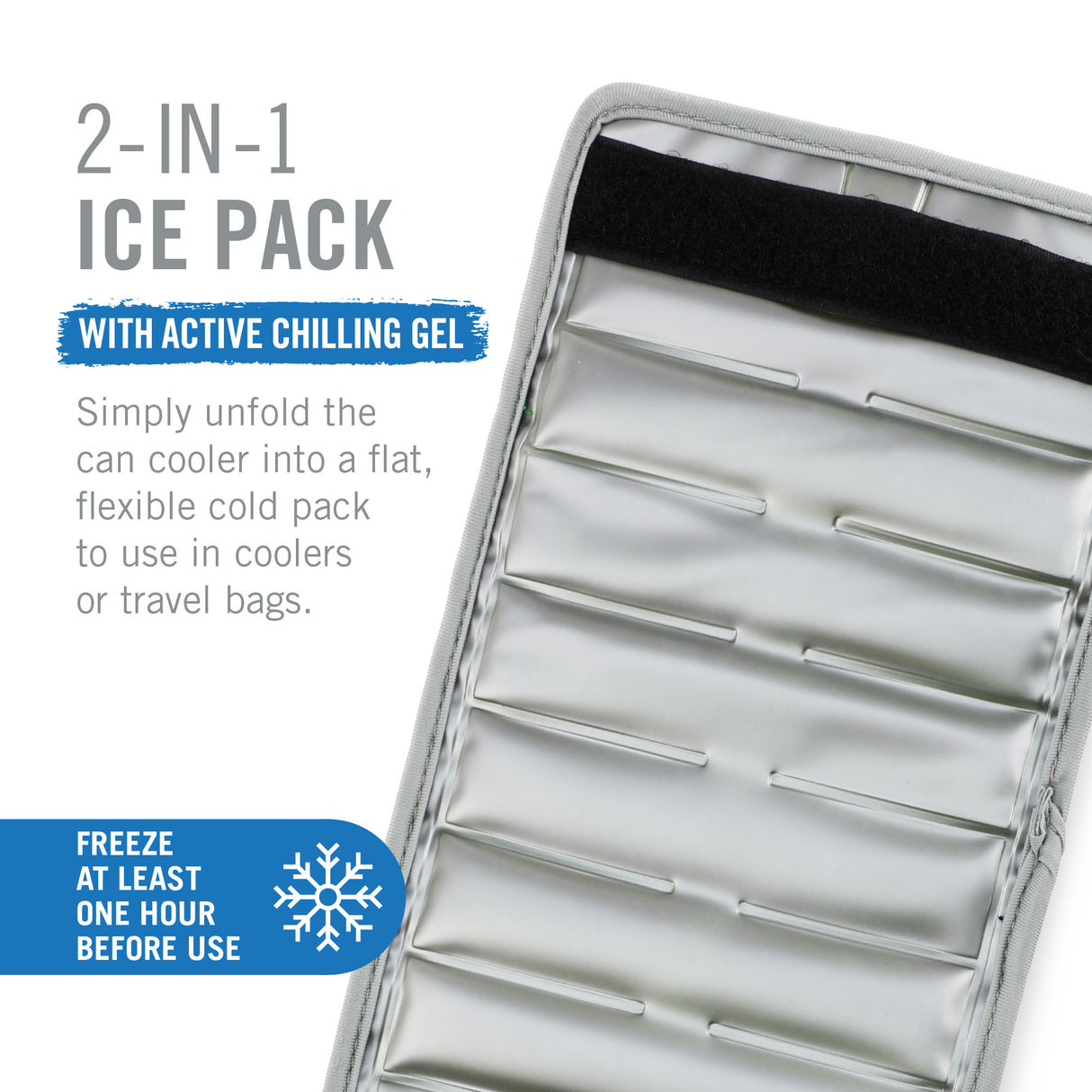 Insta-Chill Slim/Standard Can Sleeves, Set of 2