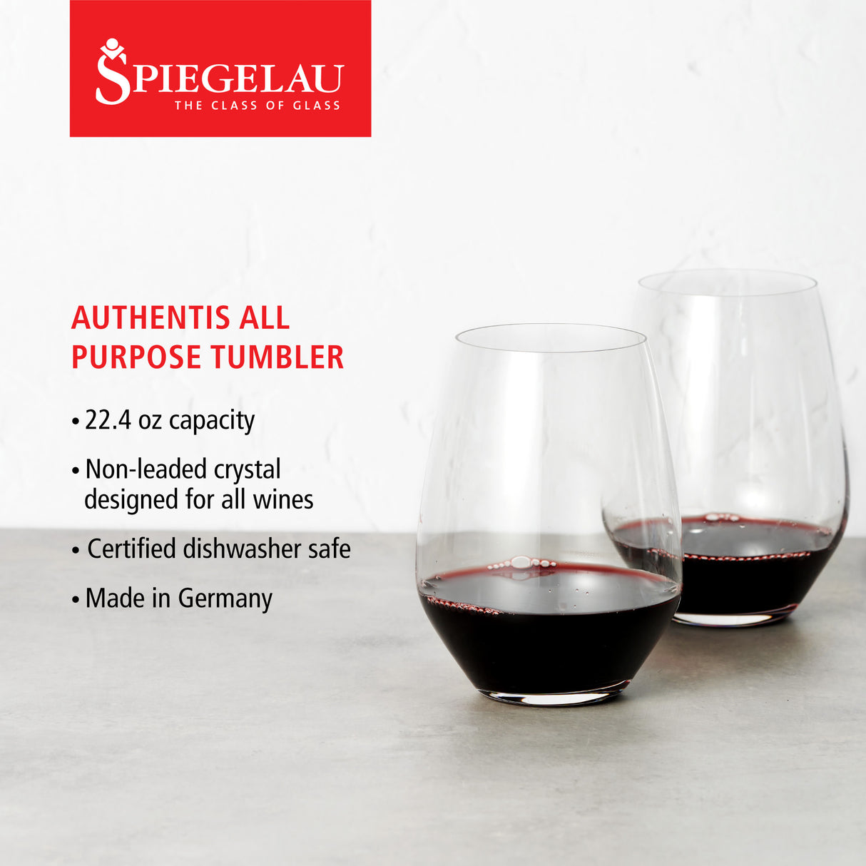 Authentis All Purpose Tumbler XXL, Set of 4