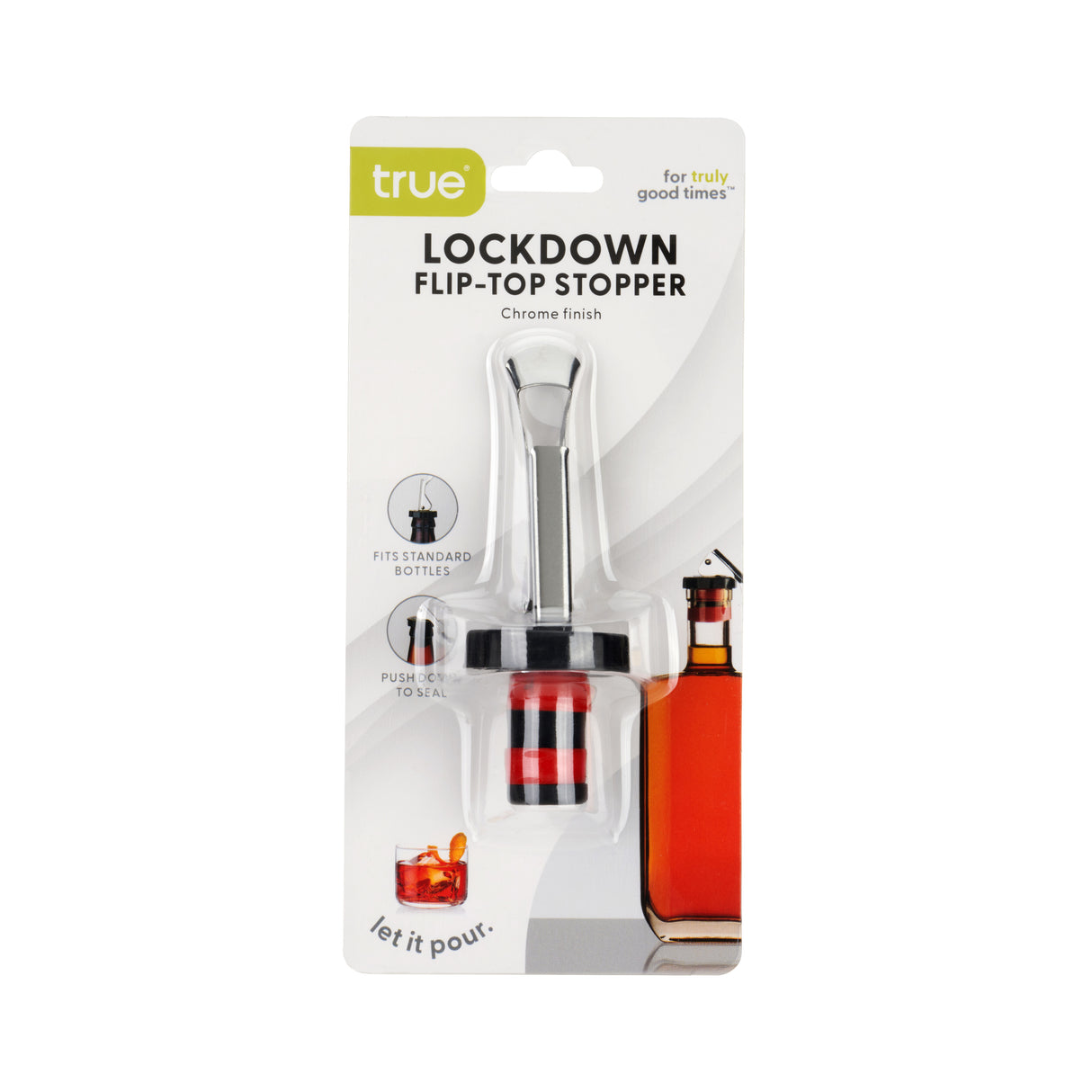Lockdown Flip-Top Bottle Stopper