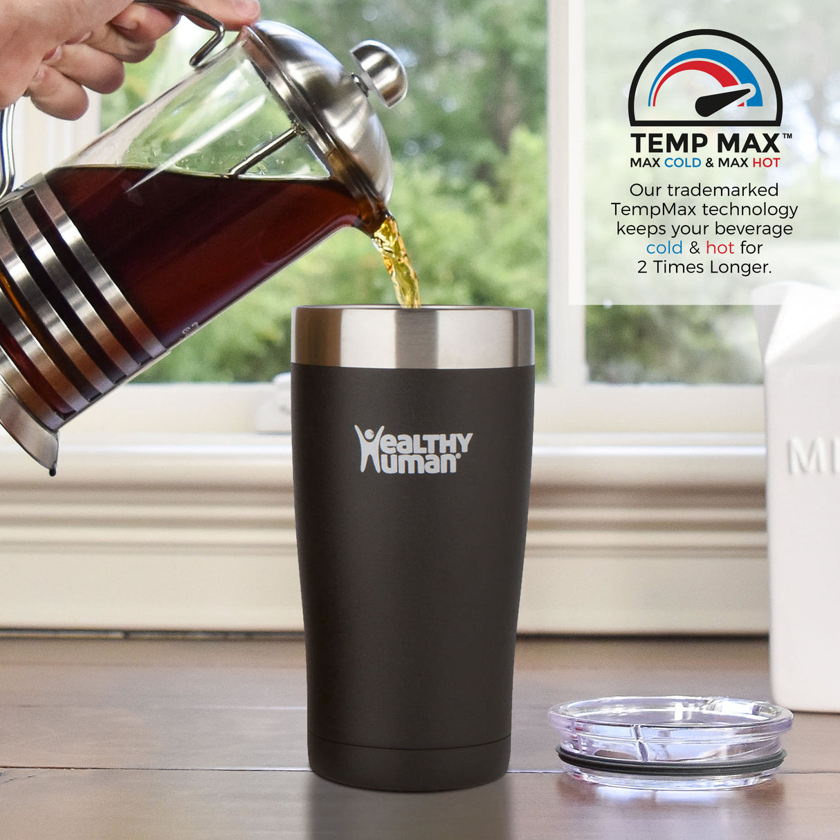 The Cruiser Tumbler in Black Onyx, 20 oz