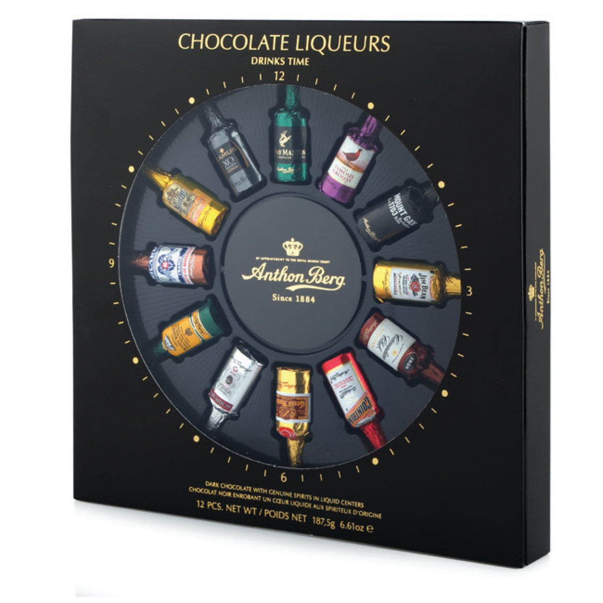 Anthon Berg Liqueur Filled Chocolates, Set of 12