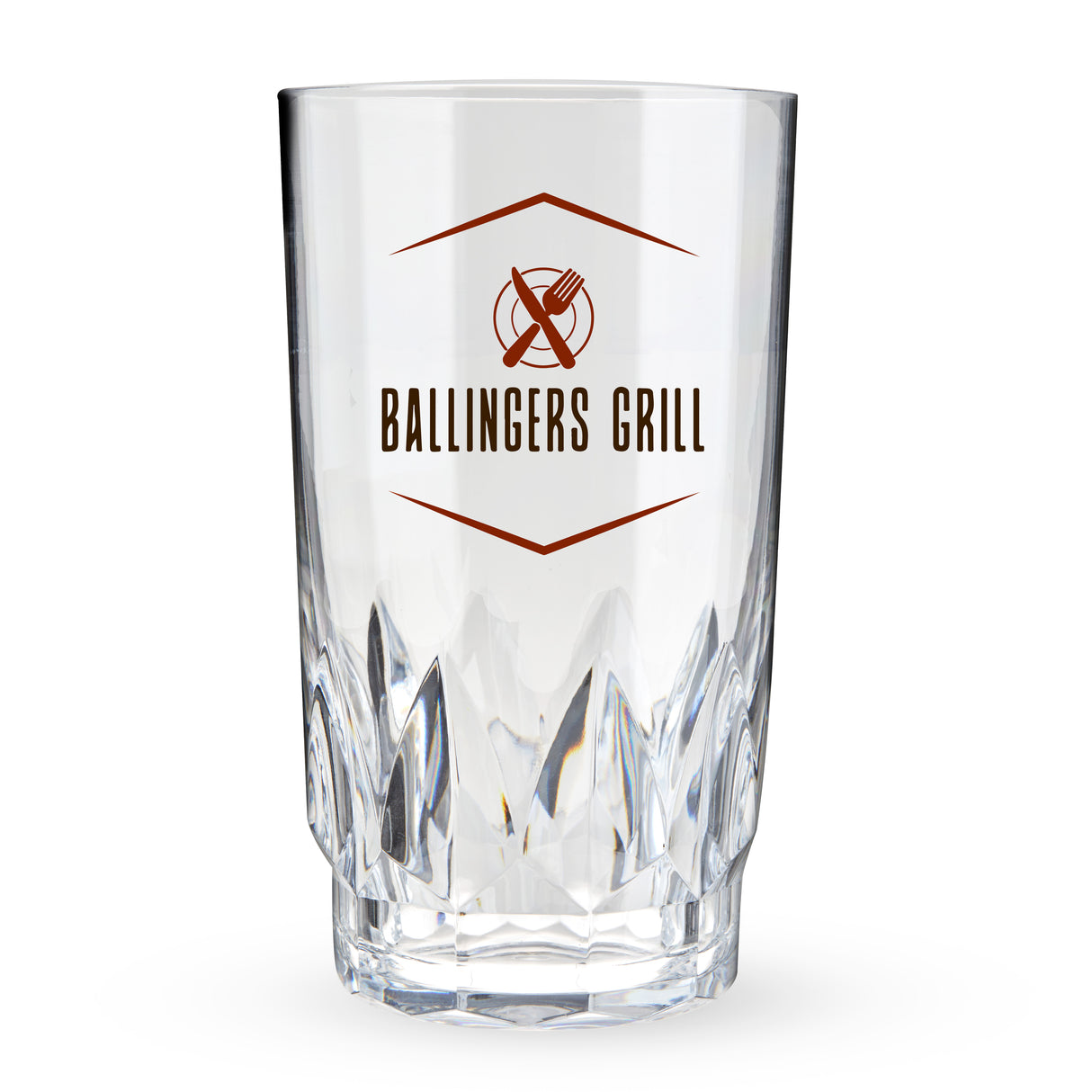 Shatterproof Acrylic Highball Tumblers, Set of 4