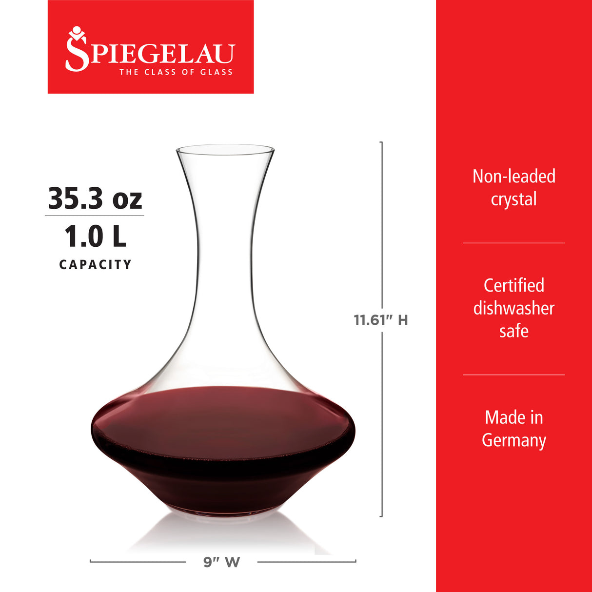 Authentis 1L Wine Decanter