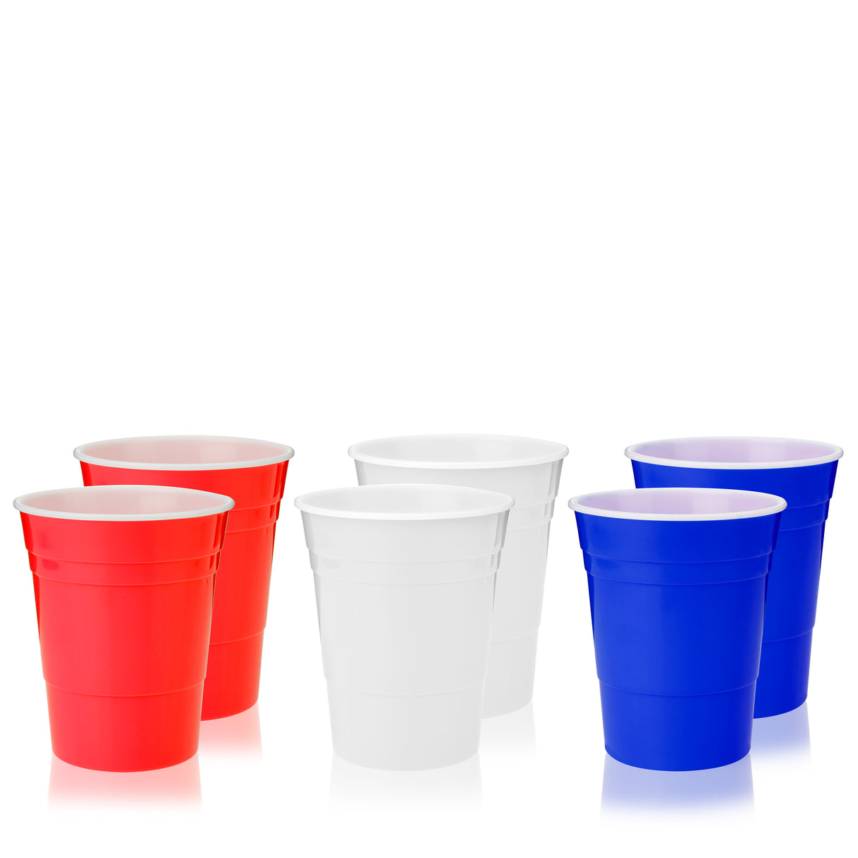 Shatterproof Pool Party Cups in Americana, Set of 6