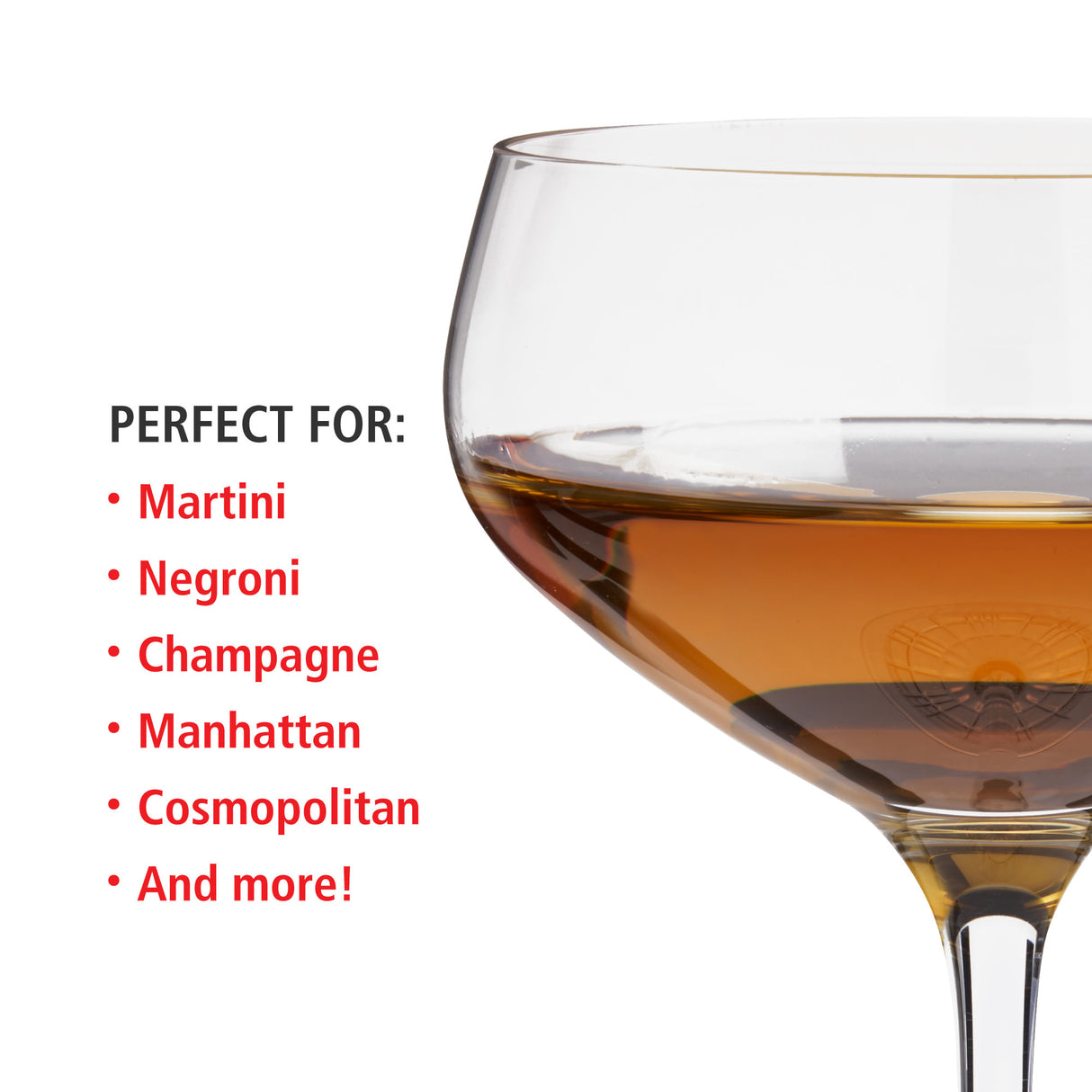 Perfect Coupette Glasses, Set of 12