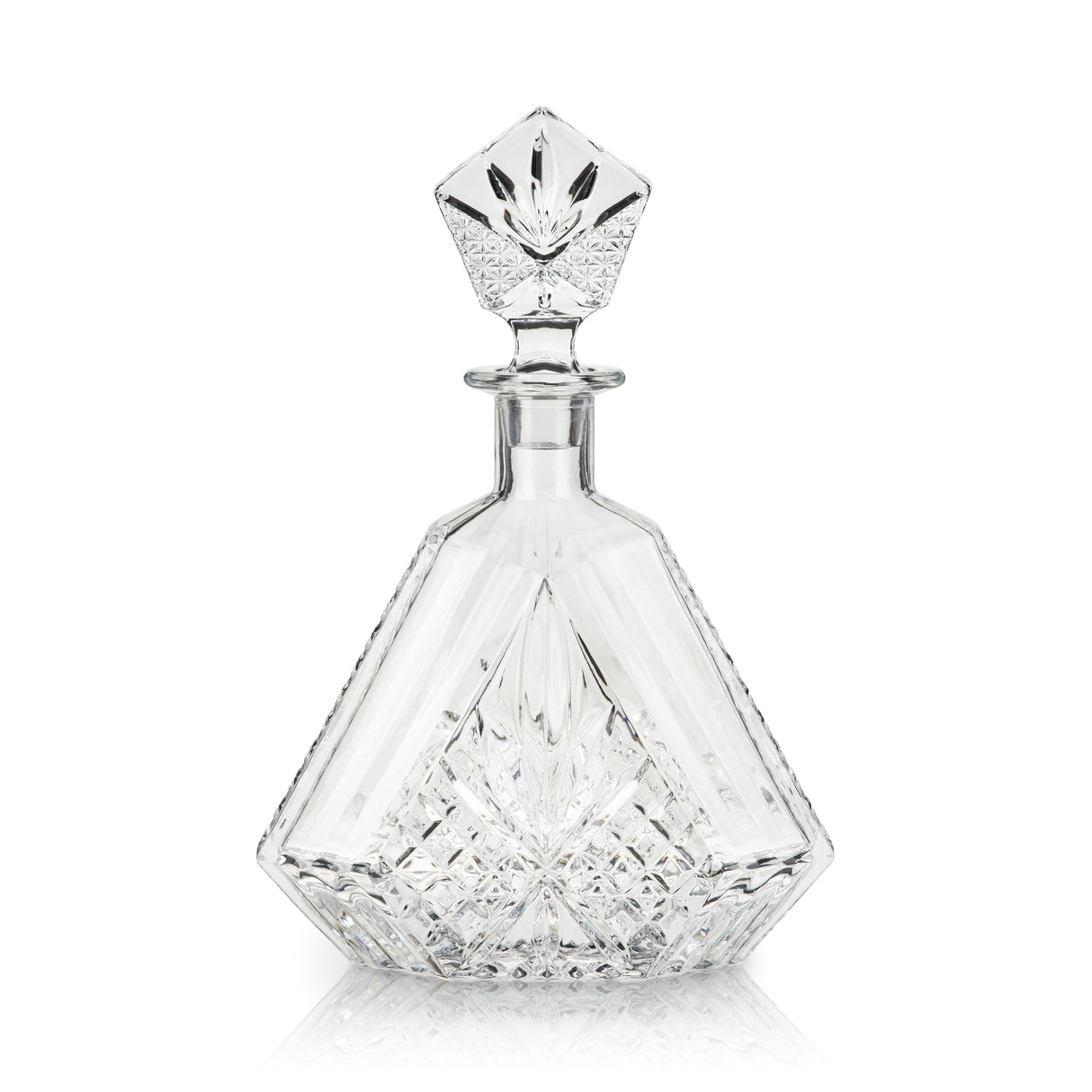 Admiral Crystal Irish Cut Whiskey Decanter