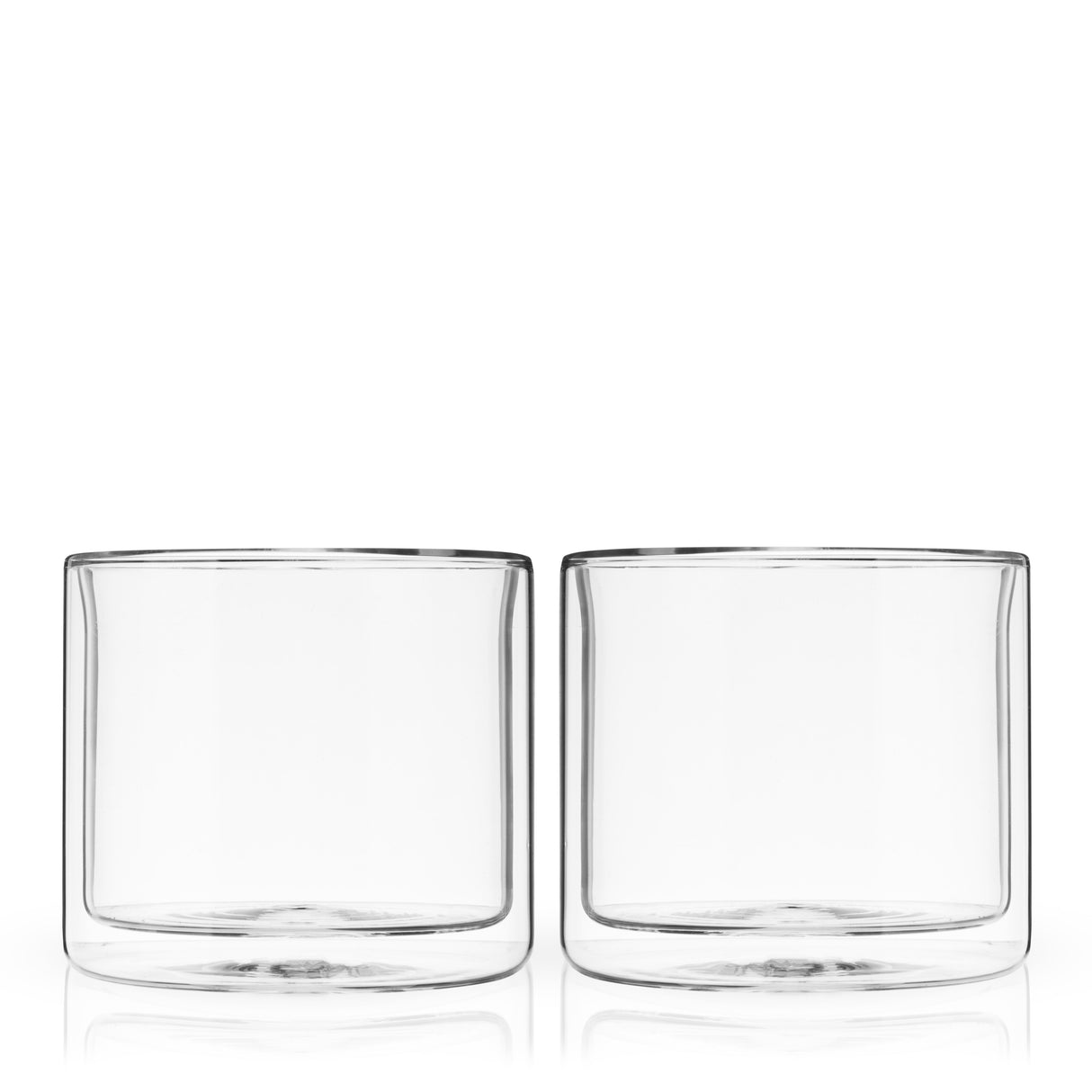 Double Walled Old Fashioned Glasses, Set of 2